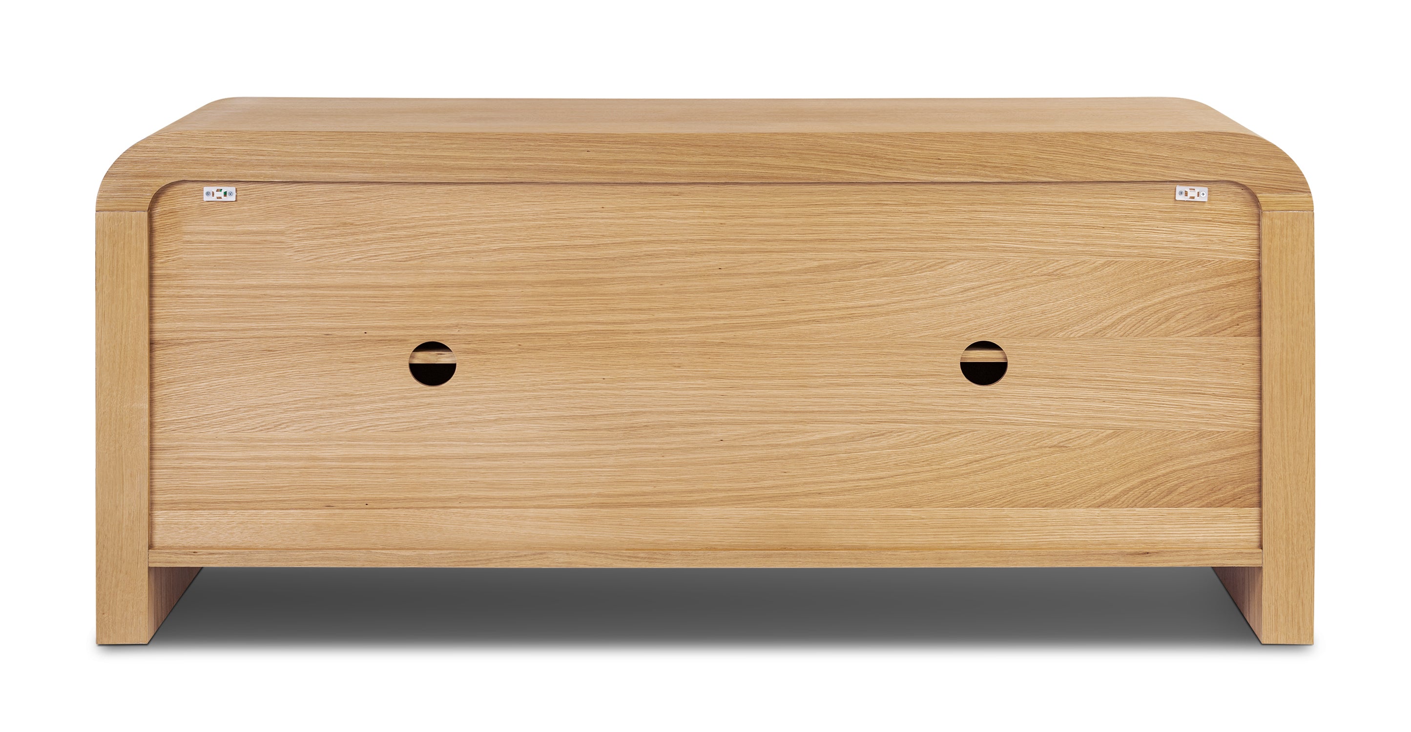 Modern Cirq Sideboard - Stylish Storage Cabinet for Living Room, Dining Room & Entryway - Wooden Buffet Console Table with Doors & Shelves for Home Decor & Organization