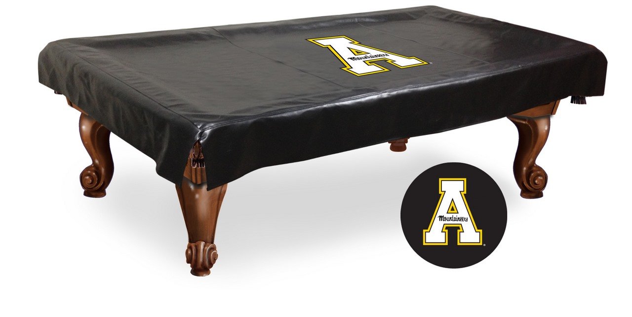 Holland Bar Stool Co. 9-Foot Appalachian State Billiard Table Cover - Waterproof Pool Table Protector for Game Rooms, Bars & Home Use