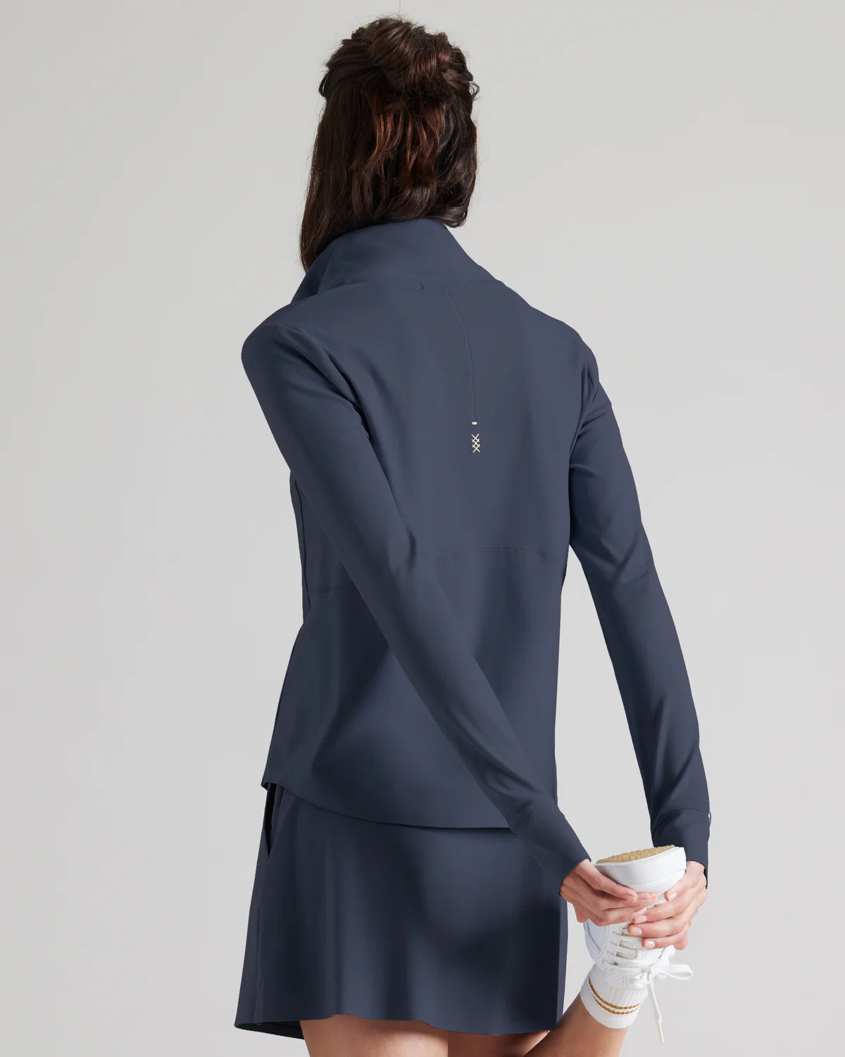 Rhone Women's Course To Court 1/4 Zip Pullover - Navy Blue Athletic Top for Tennis, Golf & Casual Wear | Moisture-Wicking & Breathable Workout Shirt