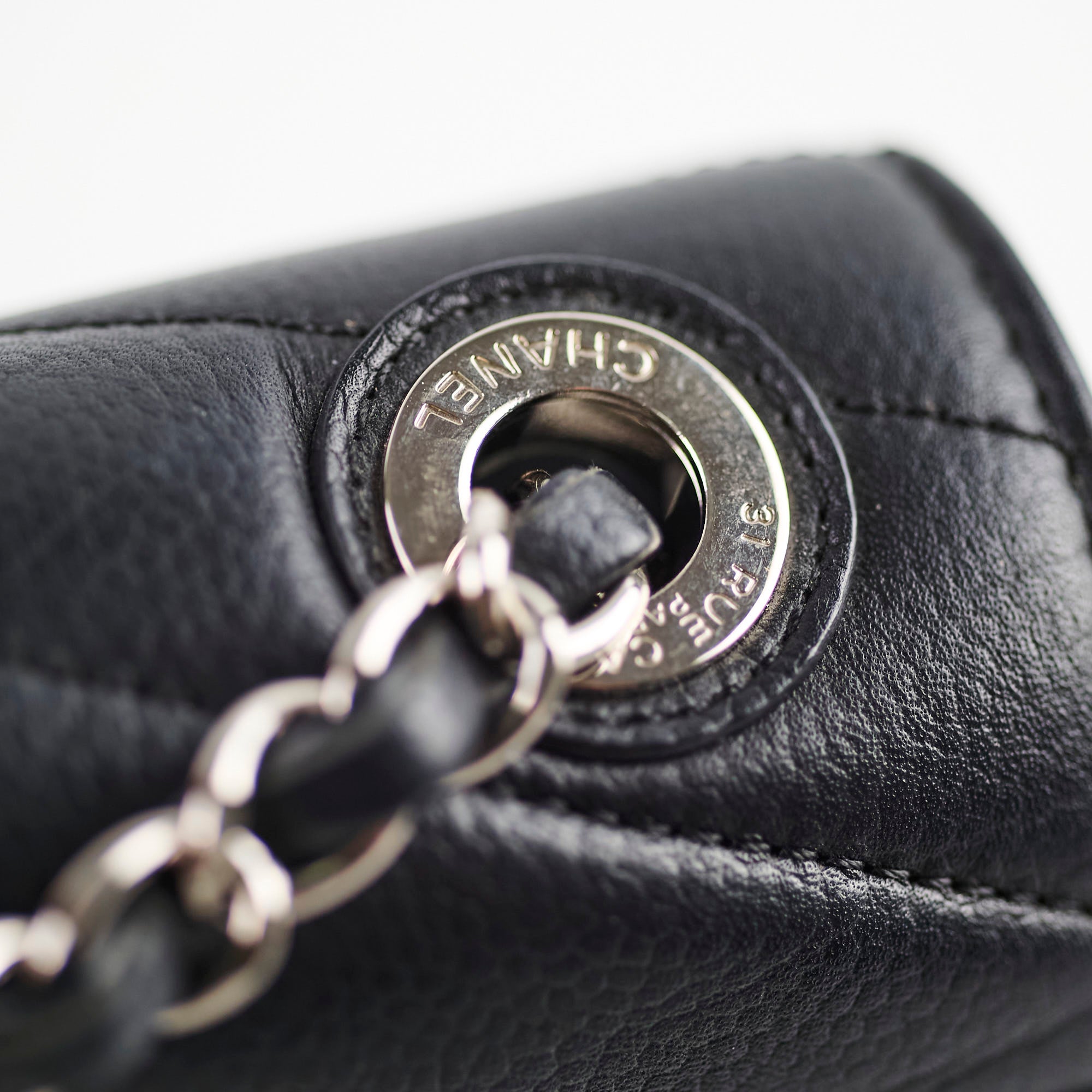 Chanel Caviar Chevron Crossbody Bag Black - Luxury Quilted Leather Shoulder Purse for Women | Perfect for Date Night, Parties & Everyday Use
