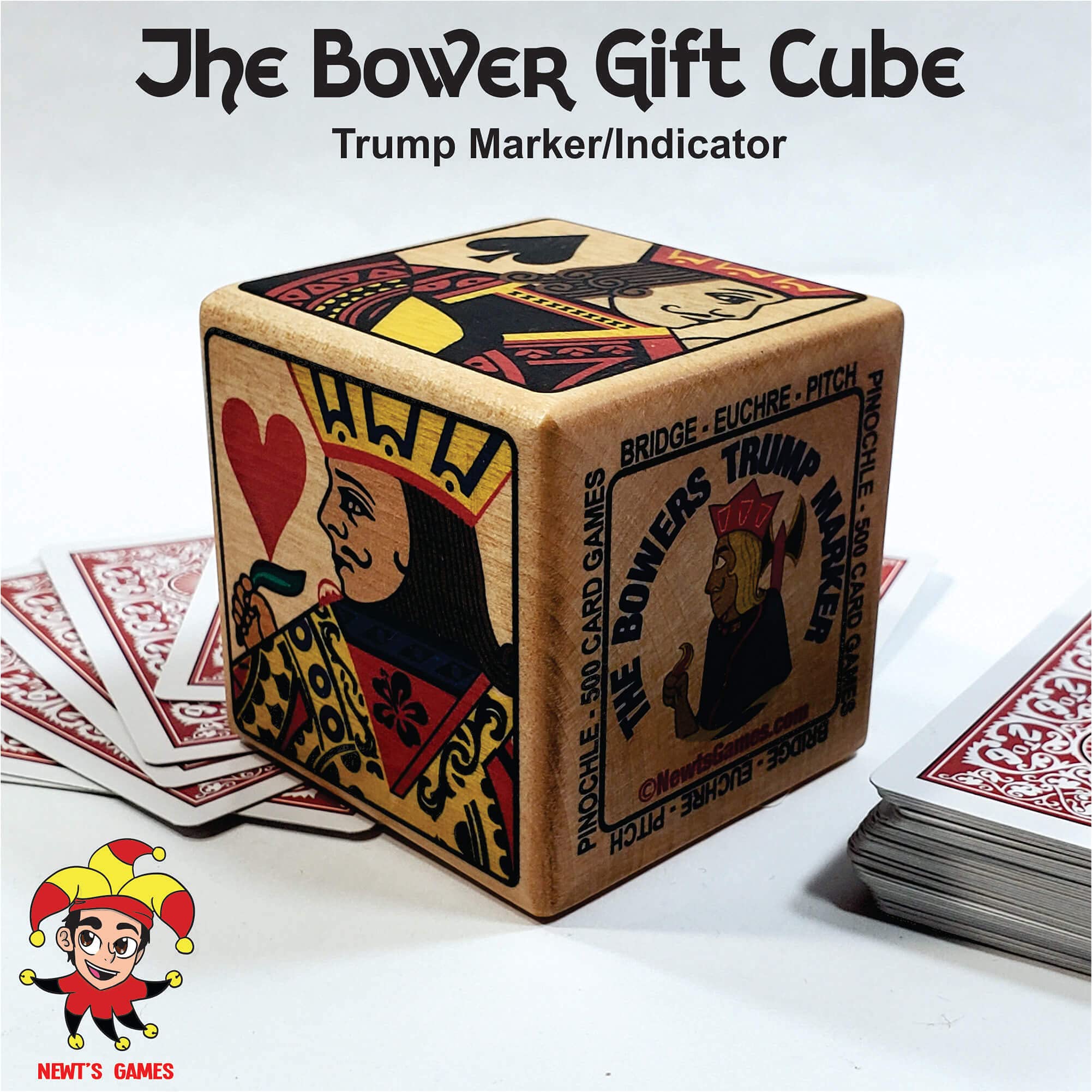 Premium Bowers Deluxe Trump Marker & Indicator for Playing Cards - Perfect Gift for Card Players, Poker Nights & Magic Tricks