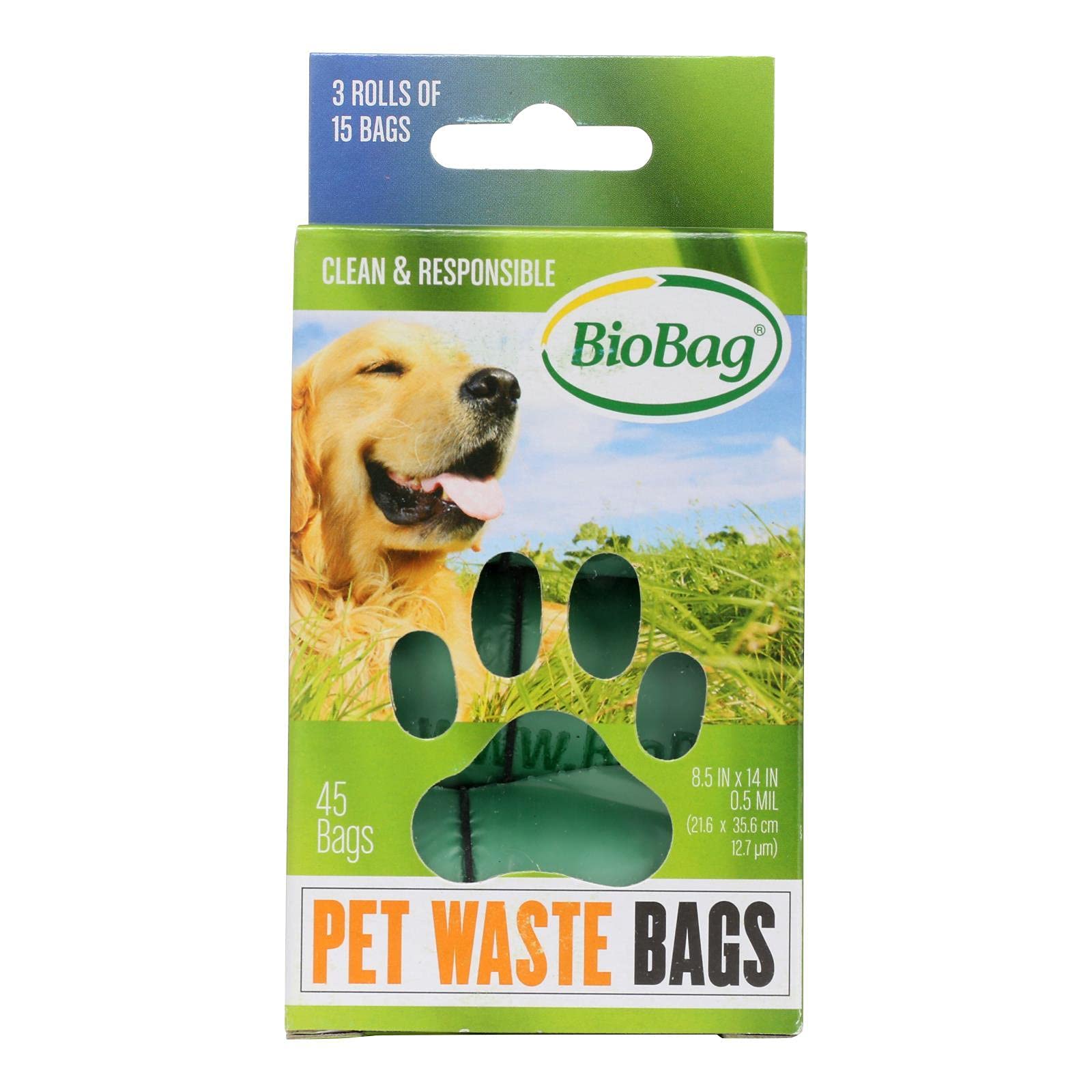 Eco-Friendly Dog Waste Bags on a Roll - 45 Bags per Box, 12 Boxes (540 Bags Total) - Biodegradable Pet Poop Bags for Clean Walks & Park Visits