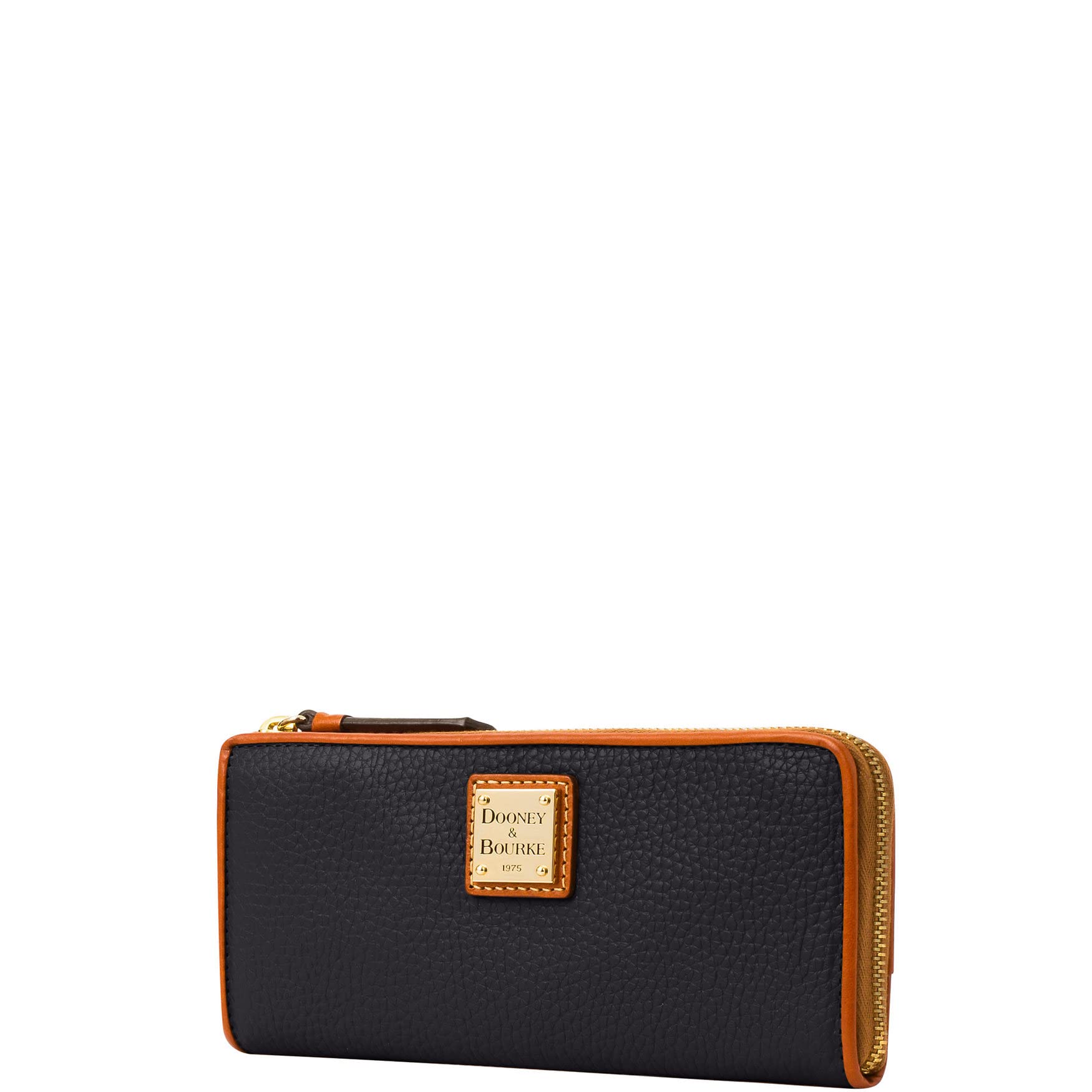 Dooney & Bourke Pebble Grain Leather Zip Clutch Wallet - Women's Designer Handbag for Evening Parties, Date Nights & Special Occasions