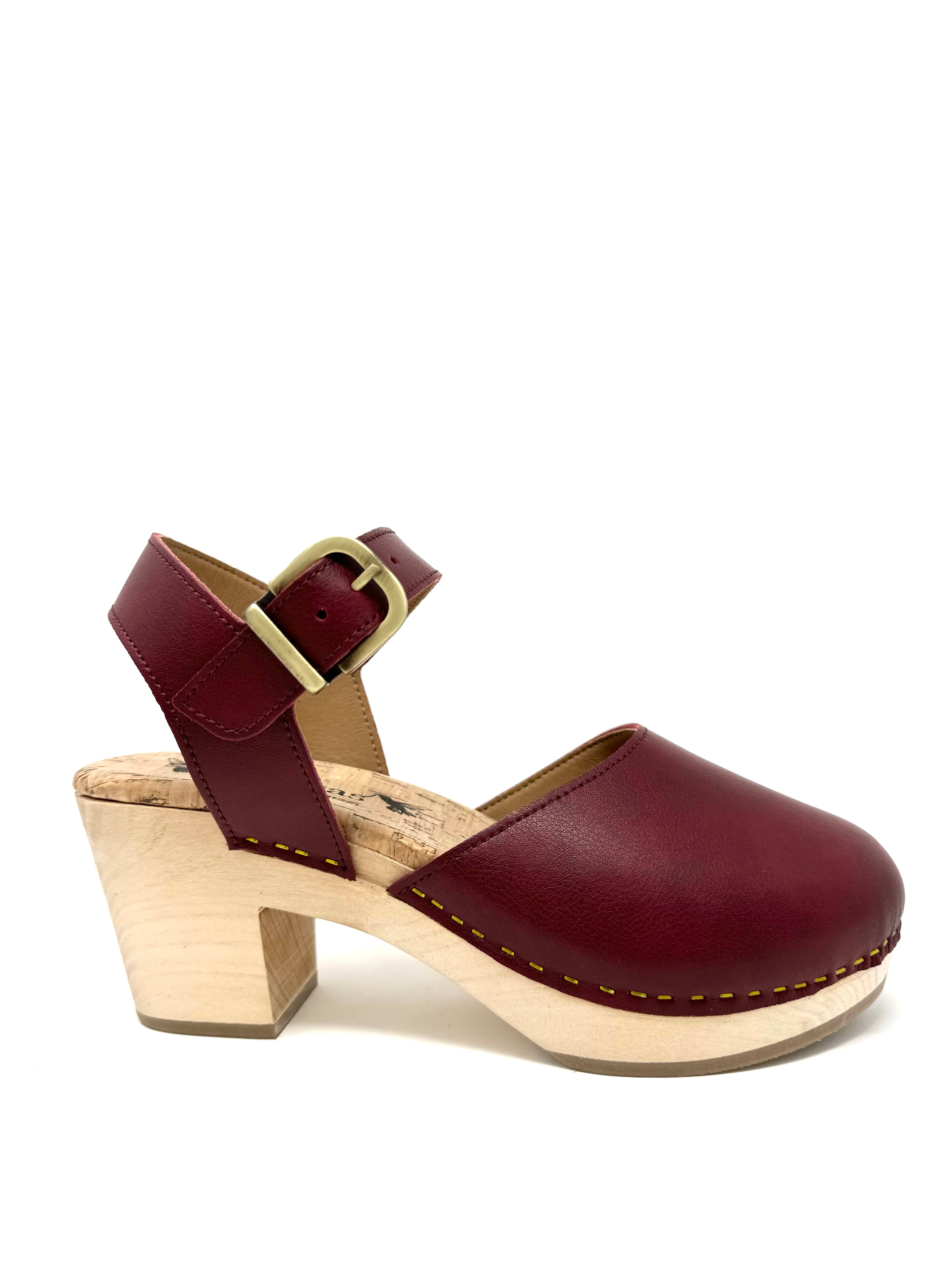 Novacas Bordeaux Pepper Clogs - Comfortable & Stylish Slip-On Shoes for Women | Perfect for Casual Wear, Gardening, and Errands