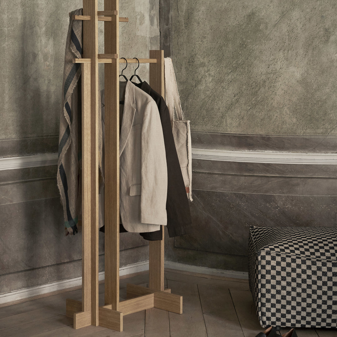 Adjustable Heavy-Duty Bridge Clothes Stand - Sturdy Garment Rack for Hanging Clothes, Drying Laundry & Organizing Closets - Perfect for Home, Laundry Room & Commercial Use