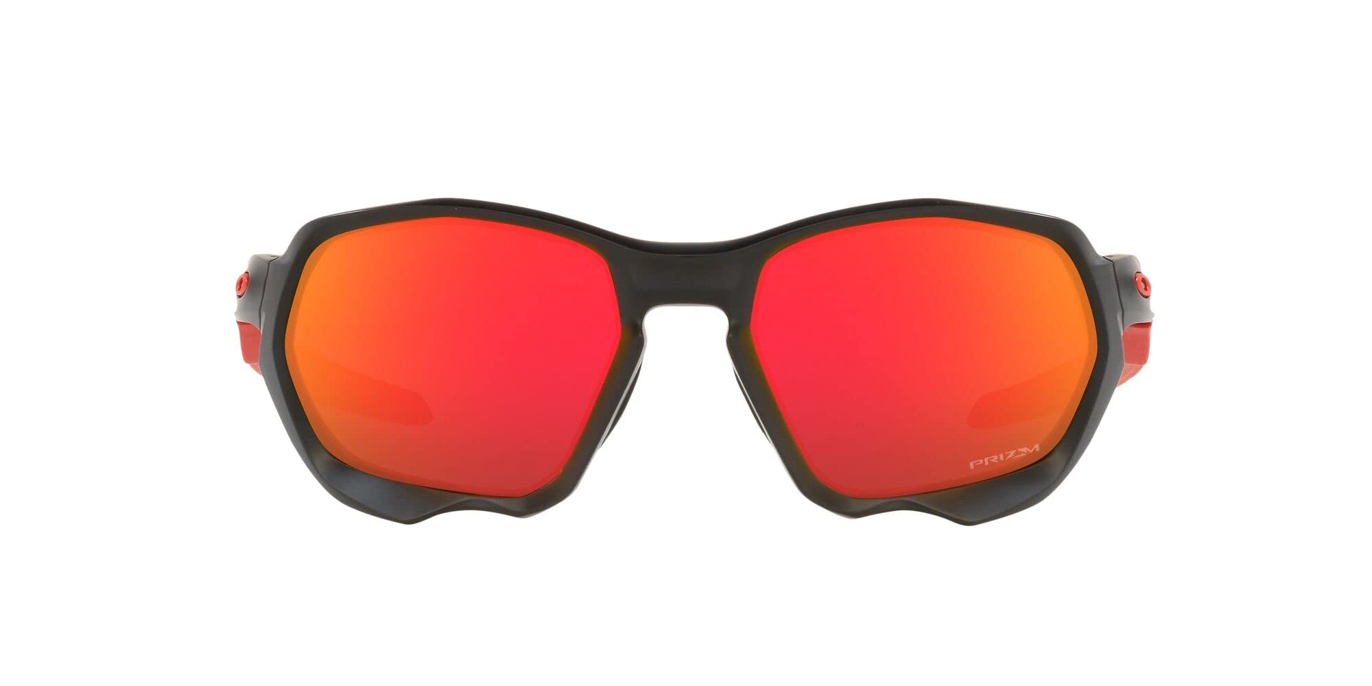 Oakley Men's Oo9019 Plazma Rectangular Polarized Sunglasses for Running, Cycling & Outdoor Sports - UV Protection, Lightweight & Durable Frame
