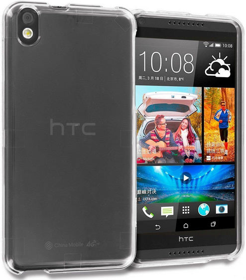 HTC Desire 825 Clear Gel Case - Slim Protective Phone Cover for Shock Absorption & Scratch Resistance - Perfect for Everyday Use, Travel & Outdoor Activities
