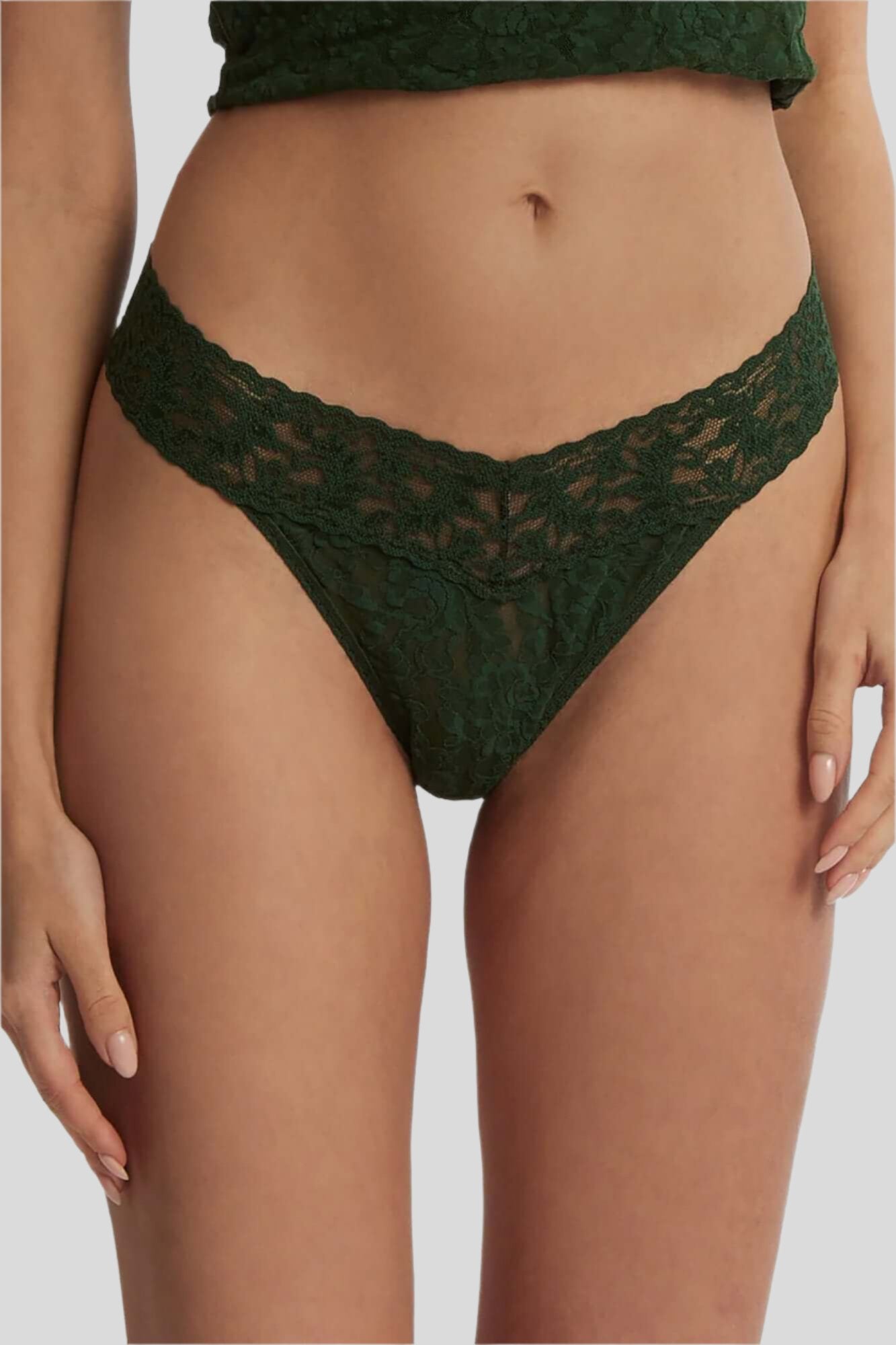 Hanky Panky Original Rise Thong - Comfortable Lace Underwear for Women | Perfect for Everyday Wear, Special Occasions & Travel