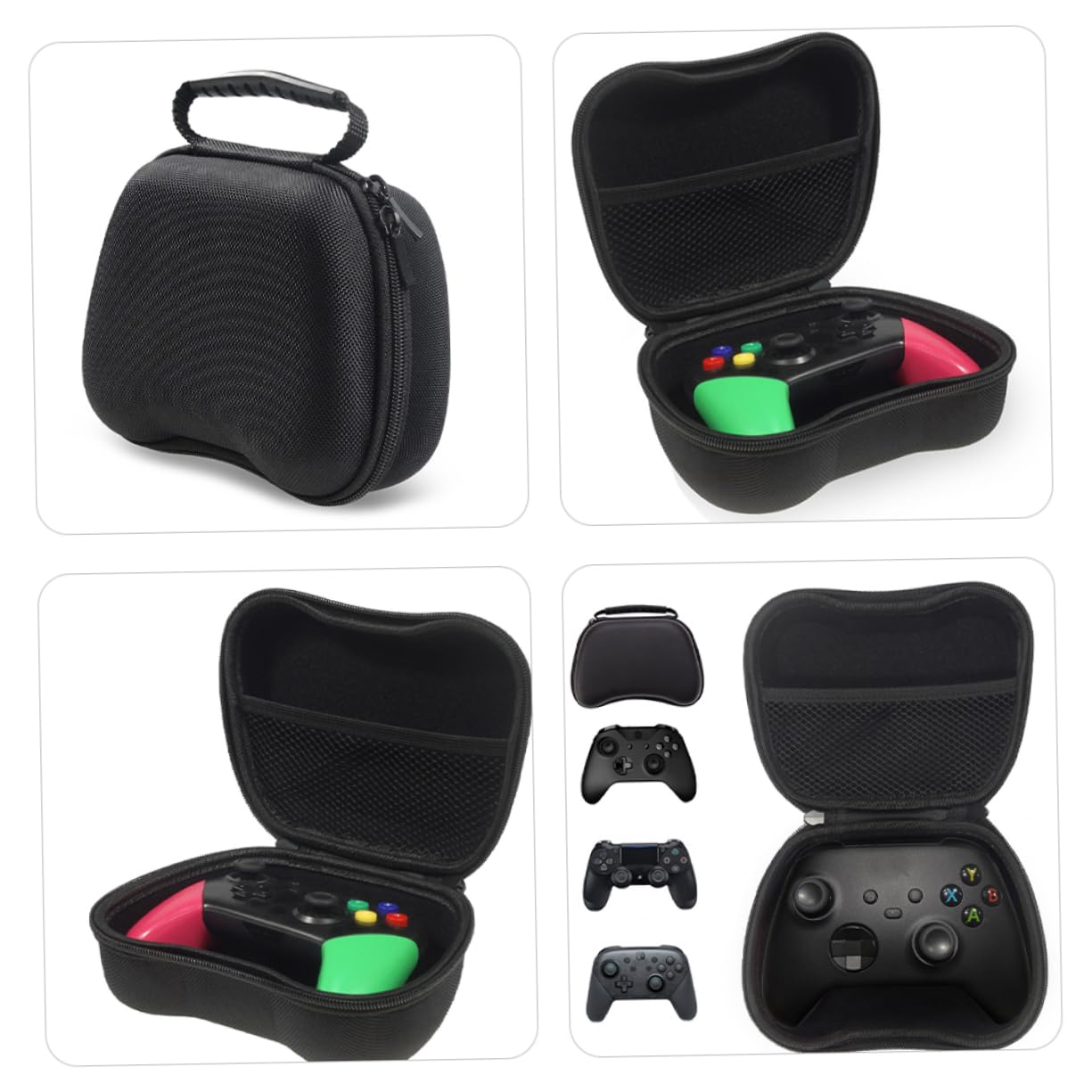 BELLIFFY Durable Pro Controller Travel Case - Portable Storage Bag for Gaming Controllers - Protective Carrying Case for Nintendo Switch Pro, PS5, Xbox Series X - Perfect for Travel, Home Storage & Gaming Parties