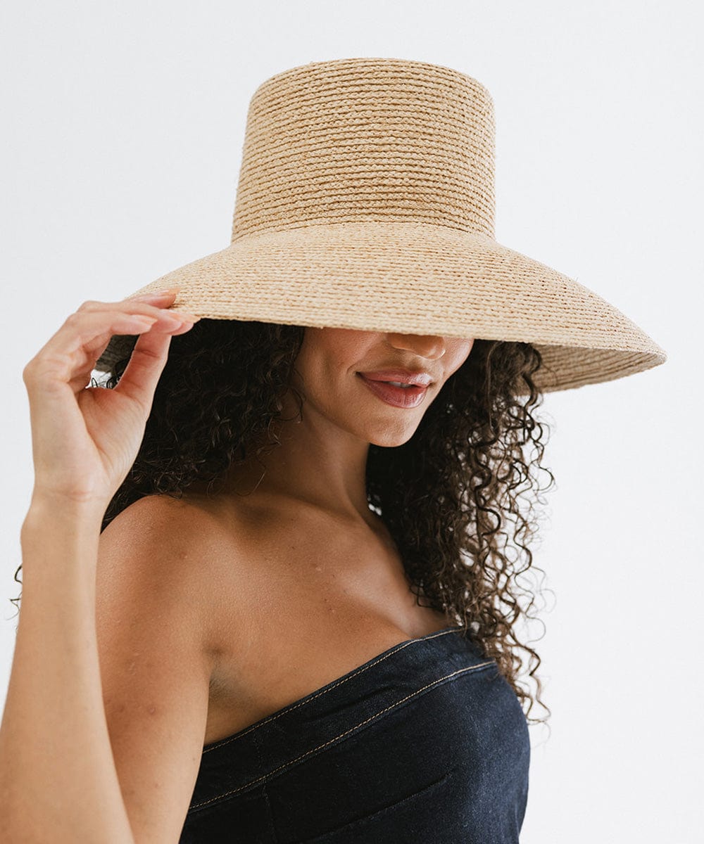 Jolie Packable Straw Bucket Hat for Women - UPF 50+ Sun Protection, Foldable Travel Beach Hat for Summer Outdoor Activities