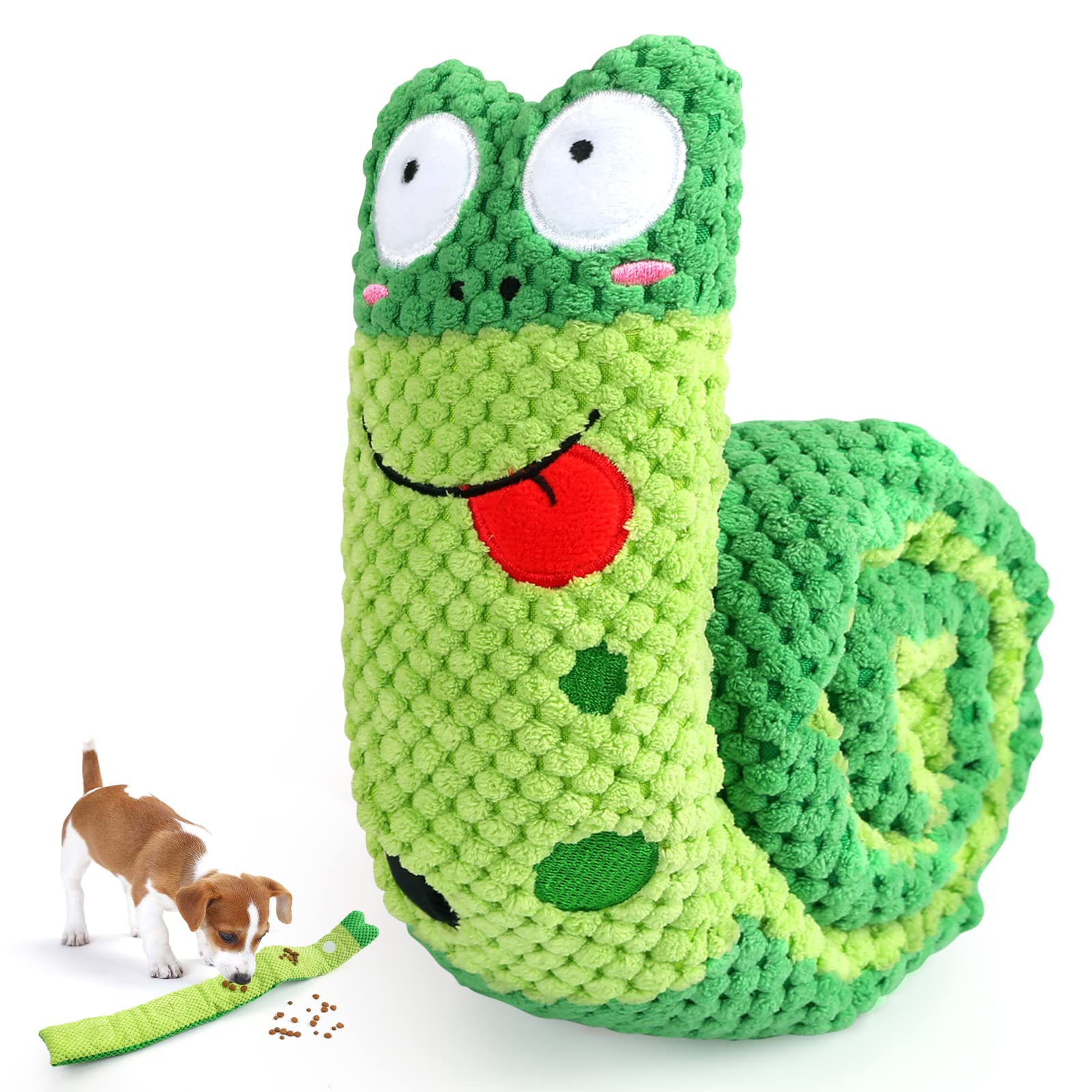 Eneston Interactive Dog Toys - Squeaky Puzzle Toys for IQ Training & Foraging Instinct Development - Snuffle Mat for Small, Medium & Large Dogs - Perfect for Indoor Play, Mental Stimulation & Training Sessions