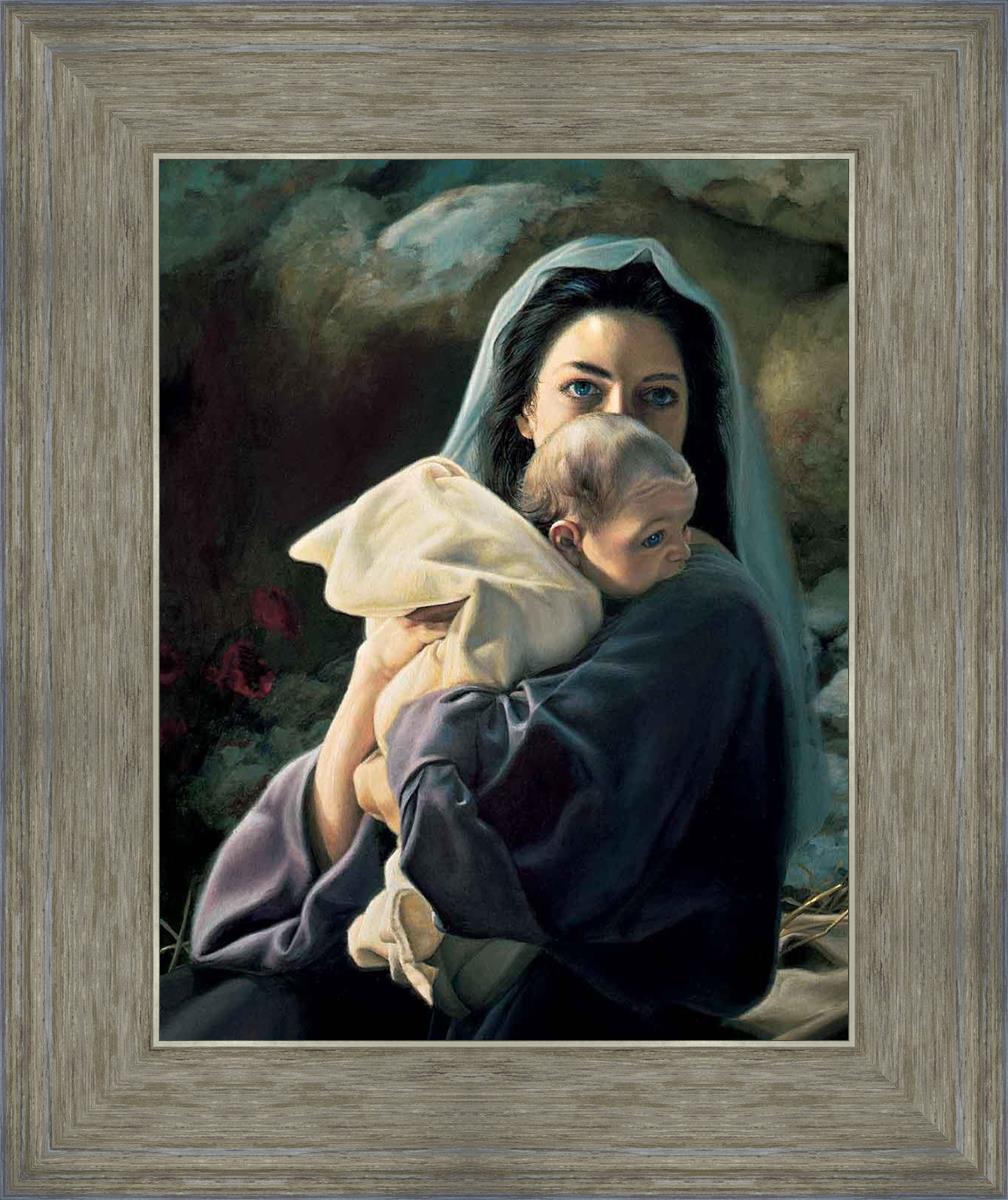 Be It Unto Me Religious Painting by Liz Lemon Swindle - Inspirational Christian Art for Home, Church & Office Decor
