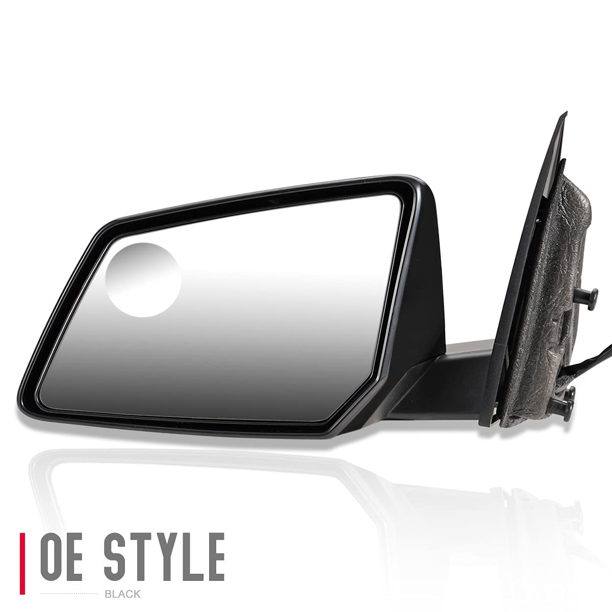 Auto Dynasty GM1320489 OE Style Driver Left Side Mirror - Manual Folding, Power Adjust, Heated Glass, Blind Spot Glass - Compatible with Chevy Traverse & GMC Acadia 2013-2015 | Replacement for Damaged Mirrors | Perfect for Winter Driving & Enhanced Safety