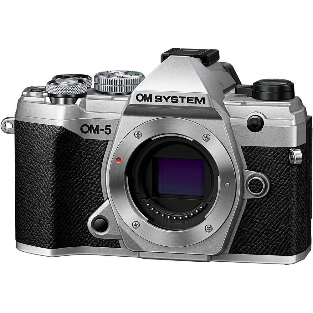 OM SYSTEM OM-5 Mirrorless Digital Camera (Silver) - Compact, Weatherproof & Lightweight for Travel, Vlogging & Outdoor Photography