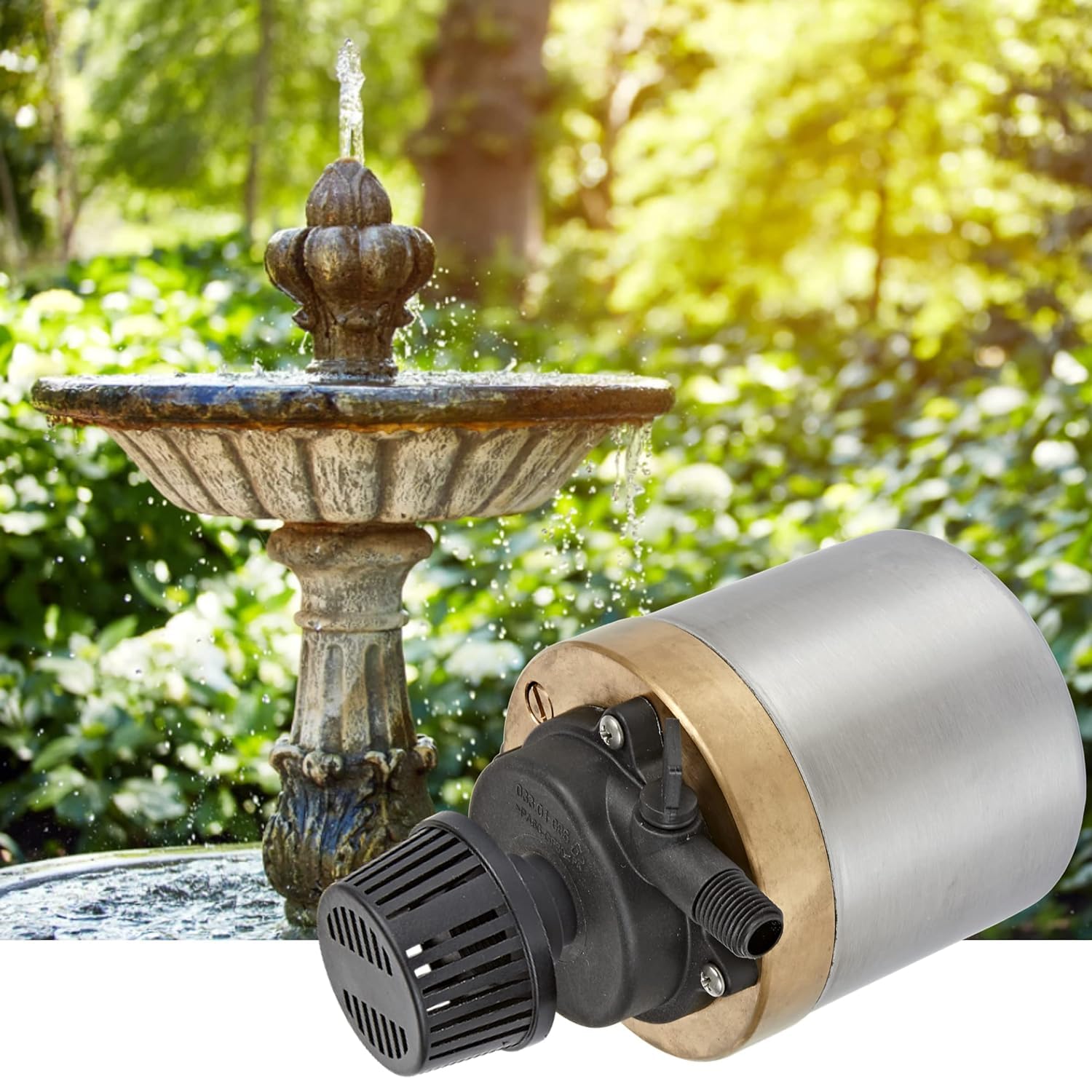 Little Giant S320PT-20 115V Oil-Free Stainless Steel & Bronze Water Pump - 335 GPH for Ponds, Fountains, Aquariums | Fresh & Saltwater Use | Durable Direct Drive Design (Model 517100001) - Perfect for Garden Water Features, Koi Ponds & Decorative Fountains