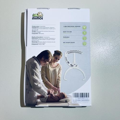 Mimos Craniometer - Accurate Baby Flat Head & Plagiocephaly Measurement Tool for Newborns & Infants | Head Shape Assessment Device for Pediatricians & Parents | Use for Early Detection & Prevention of Positional Skull Deformities