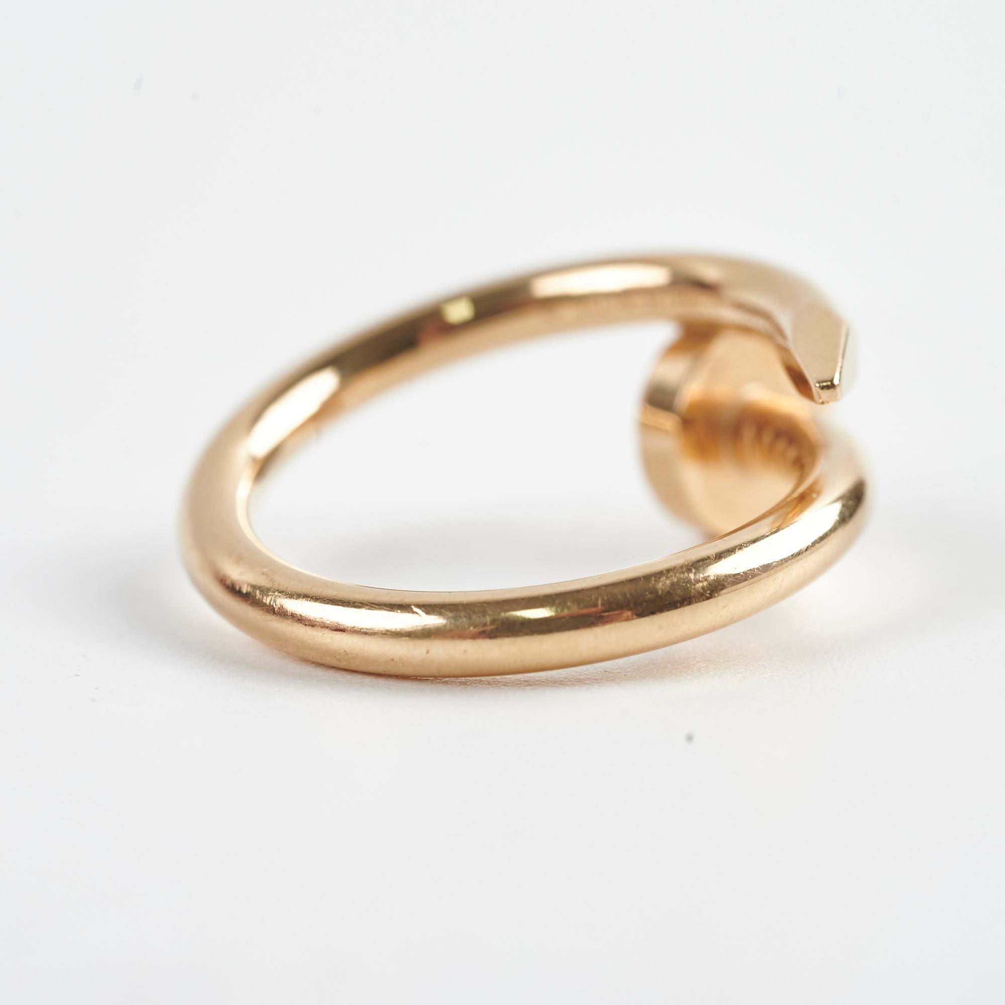 Cartier Juste En Clou JUC Ring 18K Yellow Gold Size 52 - Luxury Jewelry for Women, Perfect for Weddings, Anniversaries & Special Occasions