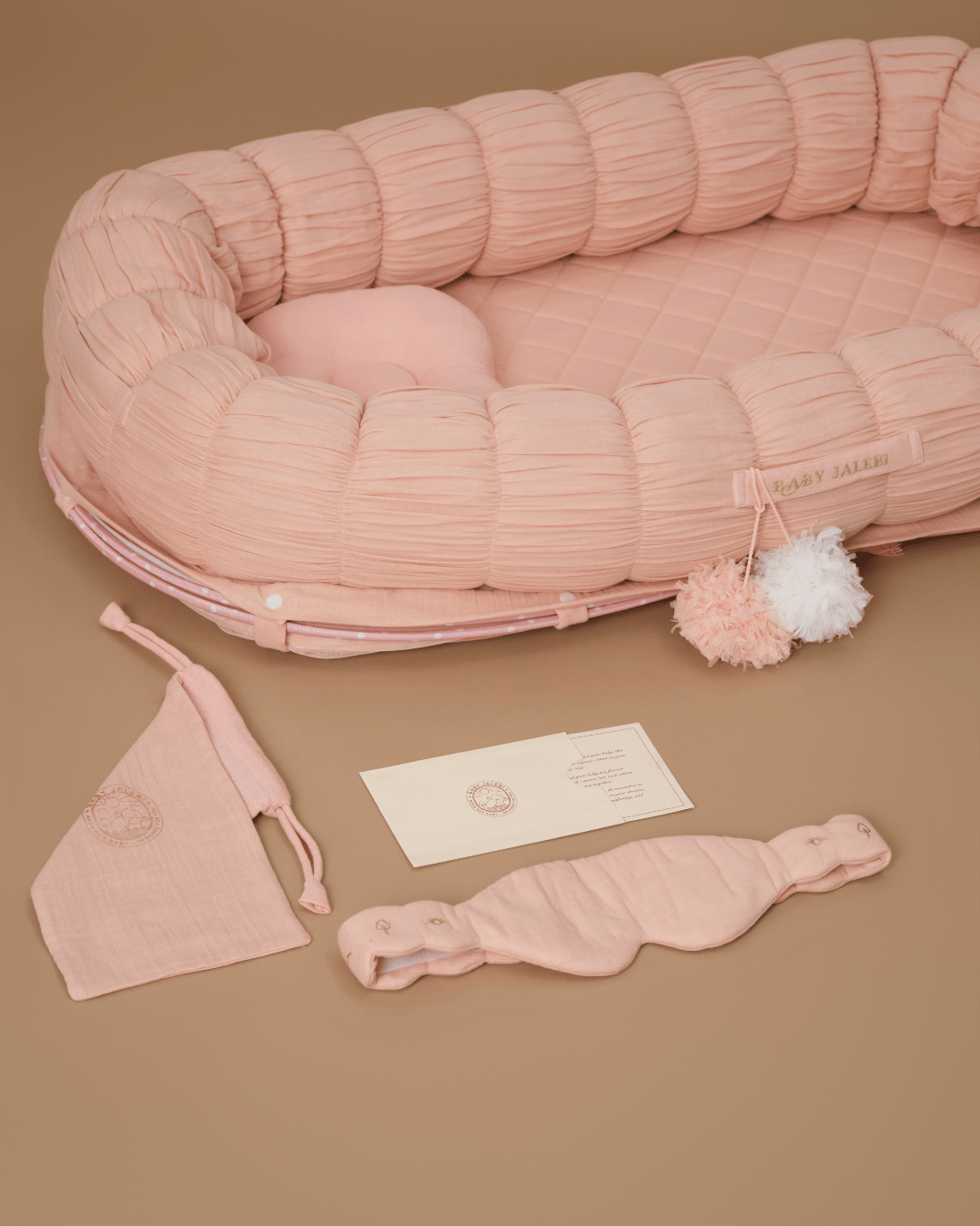 The Sleep Cloud Nest - Ultra Soft Pink Memory Foam Pillow for Side & Back Sleepers - Perfect for Bed, Sofa & Travel Use