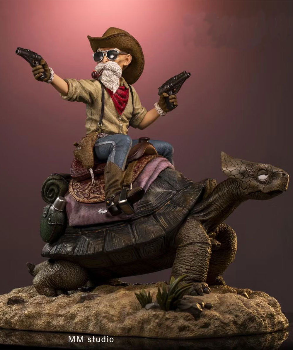 MM Studio Cowboy Master Roshi Dragon Ball Z Anime Figure - Collectible Action Figure for Fans, Home Decor, Office Display, and Gift for Anime Lovers