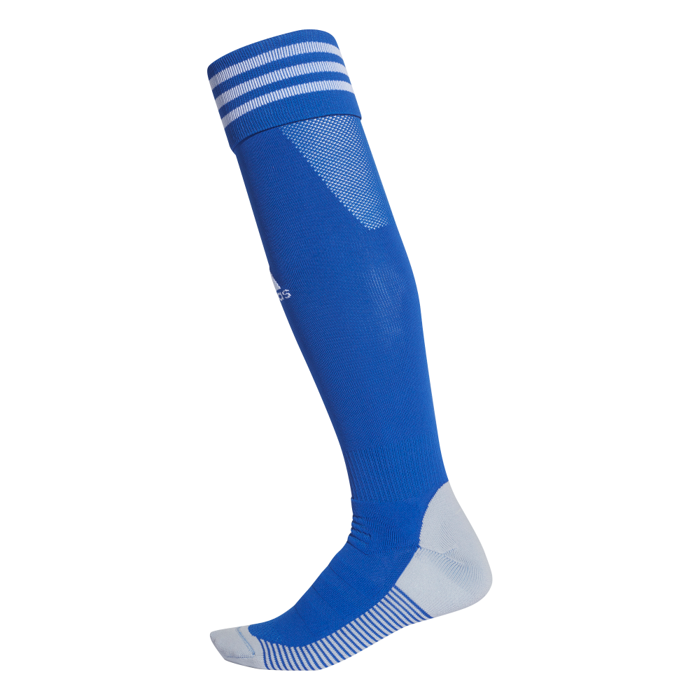 Adidas Adi 18 Sock - Blue/White Athletic Socks for Running, Training & Sports - Comfortable Breathable Performance Socks for Men & Women