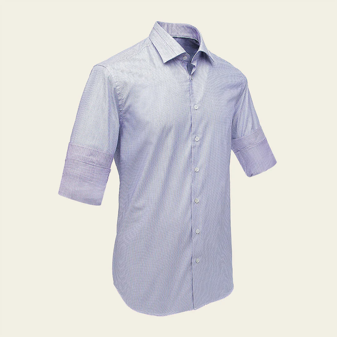 CM0S023 Men's Casual Fashion Cotton Shirt in Cuadra Blue - Perfect for Everyday Wear, Office & Outings