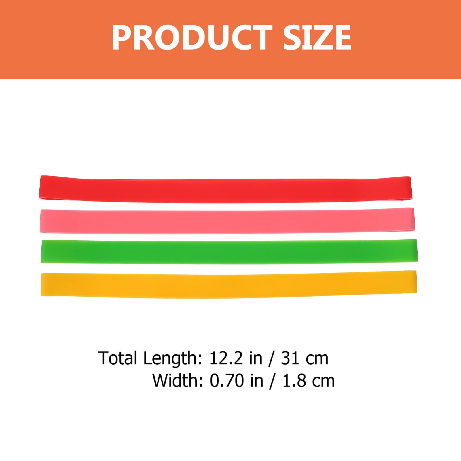 DOITOOL 4-Pack Silicone Beach Towel Bands for Chairs - Elastic Clips for Pool, Lounge & Cruise Chairs - Secure Towels Perfectly for Beach Vacations & Summer Relaxation