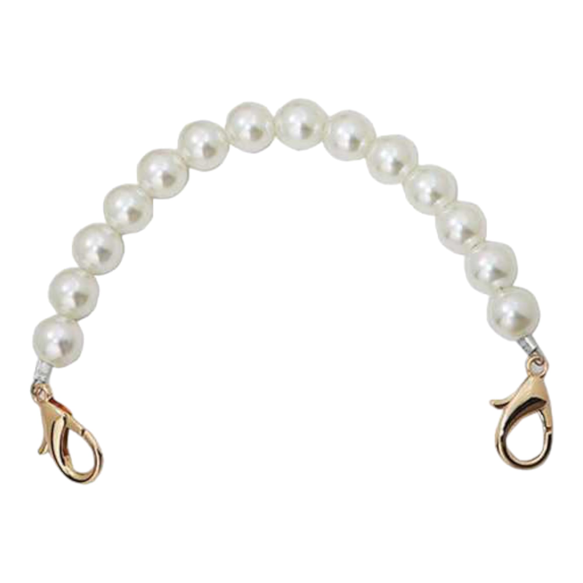 Adjustable Bag Straps for Handbags, Purses & Totes - Pearl Accent Shoulder Strap - Perfect for Crossbody, Clutch & Everyday Use