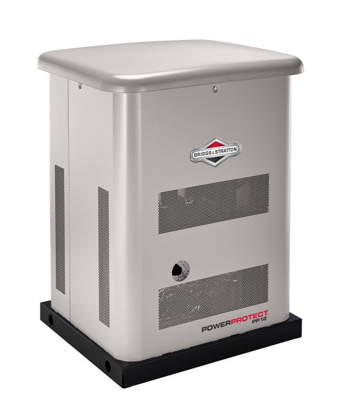 Briggs & Stratton 040689 12kW Standby Generator with 100 Amp 16 Circuit ATS - LP/NG Fuel, WiFi Enabled for Home Backup Power During Outages