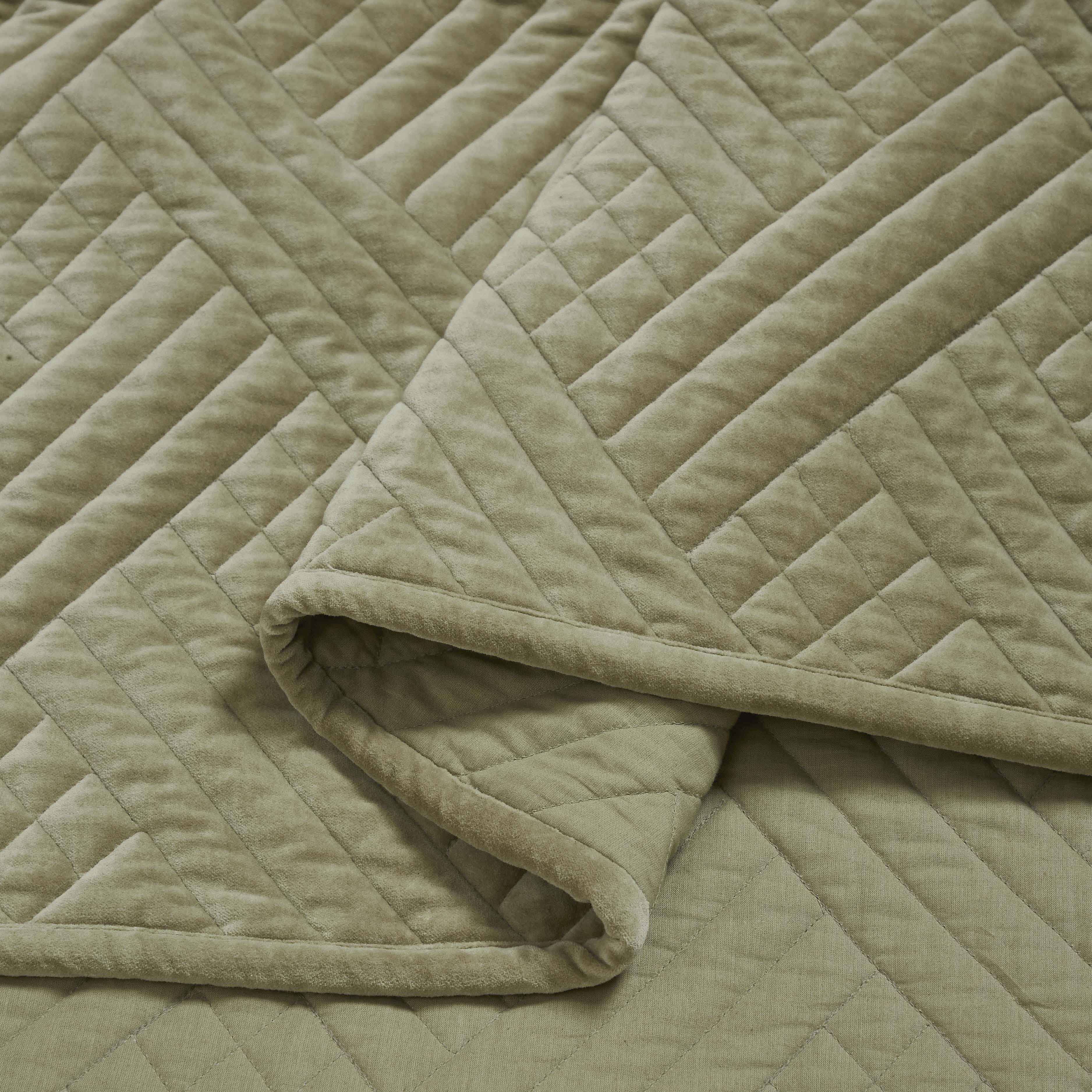 Karina Cotton Velvet Lightweight Quilt & Sham Set - Ultra Soft Bedding for All Seasons | Perfect for Master Bedroom, Guest Room & Cozy Nights