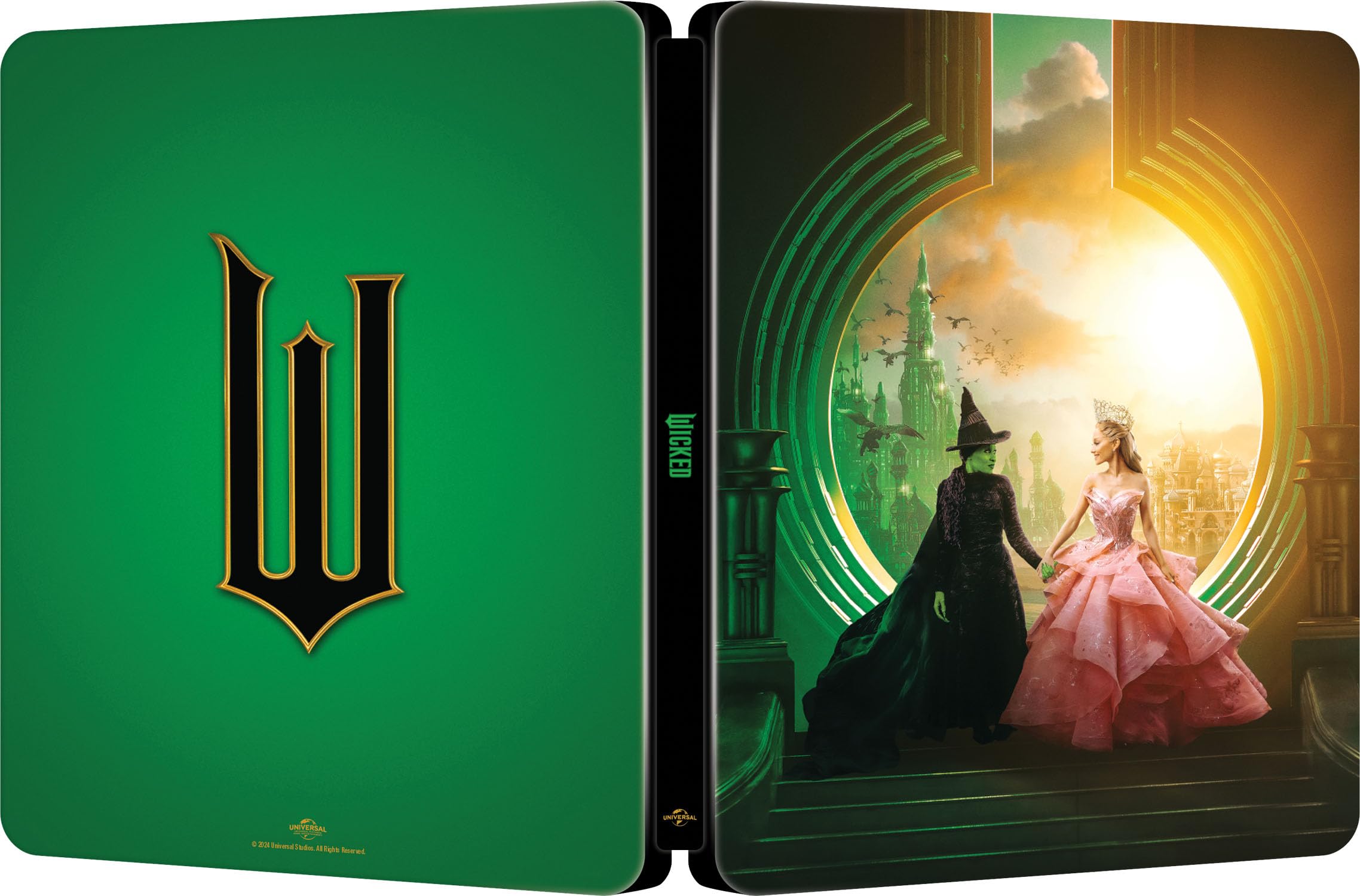 Wicked - Limited Edition 4K Steelbook (Bilingual) [Blu-ray] - Perfect for Movie Collectors & Home Theater Enthusiasts