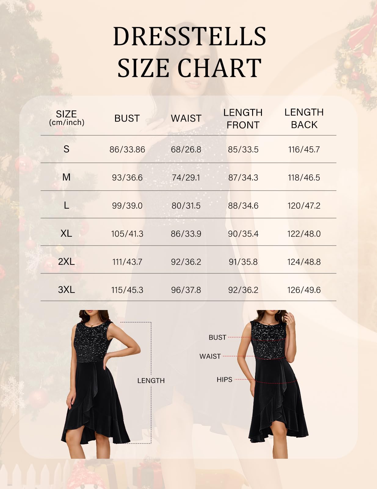 DRESSTELLS Women's Velvet Sequin Christmas Holiday Party Dress - Sparkly Cocktail & Wedding Guest Gown for Festive Celebrations, NYE Parties & Special Occasions