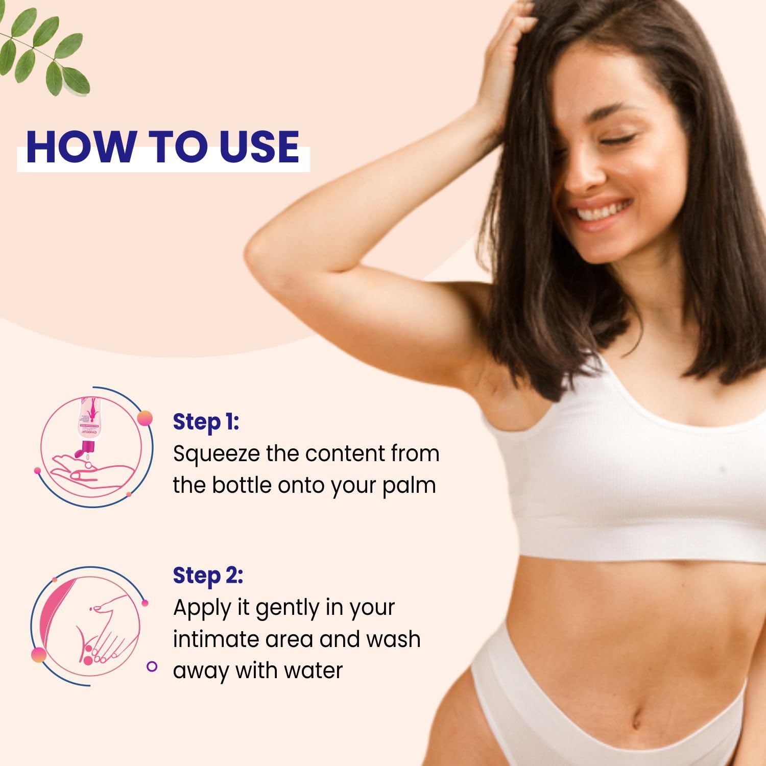 GynoCup Natural Intimate Wash for Women - pH Balanced Feminine Hygiene with Tea Tree & Lavender Oil - Gentle Cleansing & Odor Control - Pack of 2 (100ML Each) - Perfect for Daily Use, Post-Workout & Travel