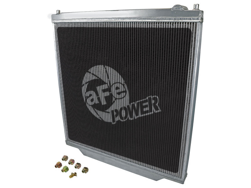 aFe BladeRunner Street Series High-Performance Radiator for 2003-2007 Ford Diesel Trucks with V8 6.0L Engine - Heavy Duty Cooling Solution for Towing & Off-Road Adventures