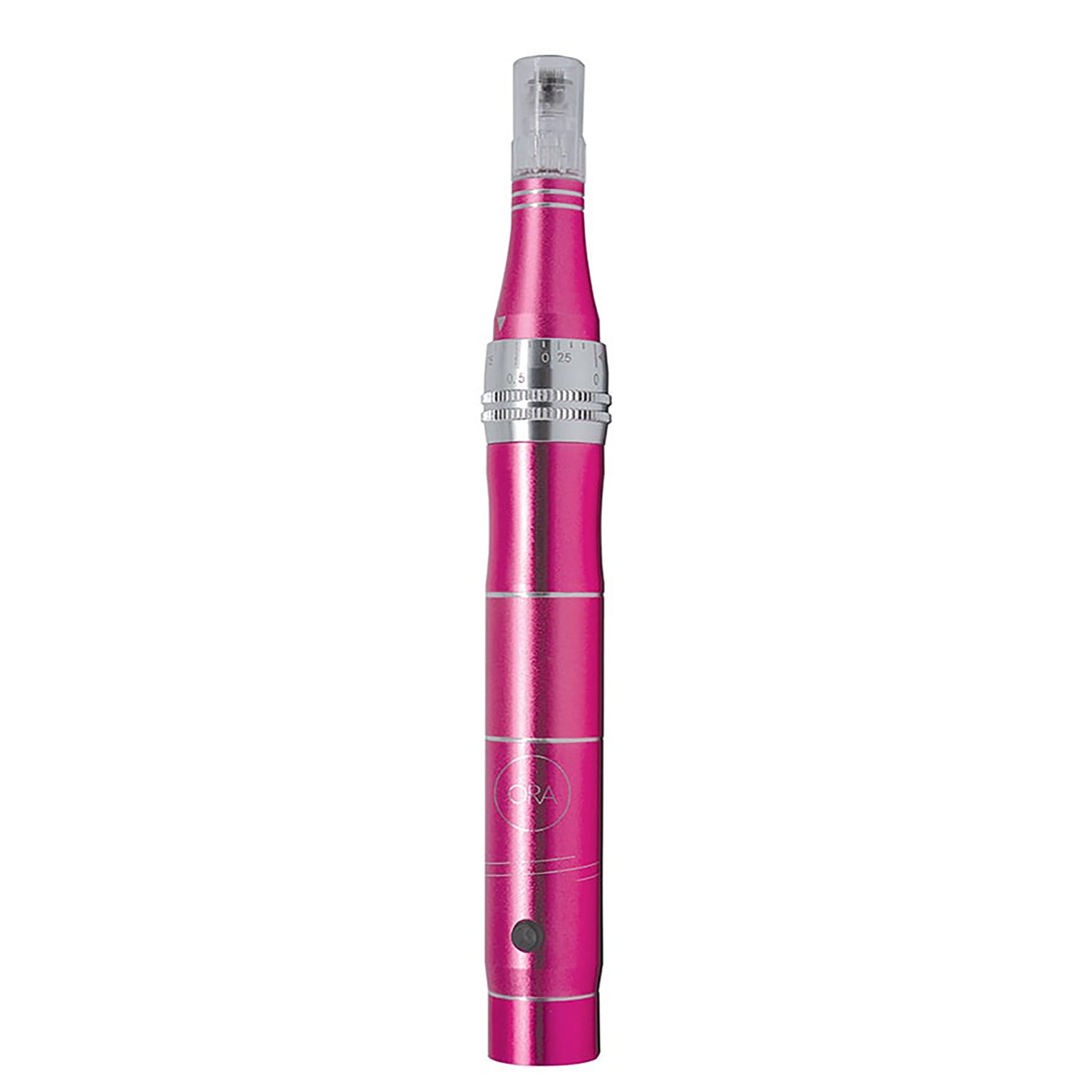 ORA Deluxe Rechargeable Cordless Electric Microneedle Derma Pen System - 0.25mm to 2.00mm Adjustable Needle Depth for Face & Body | Professional At-Home Skin Rejuvenation Treatment | Reduces Wrinkles, Acne Scars & Stretch Marks | Perfect for Anti-Aging & Skin Tightening Routine