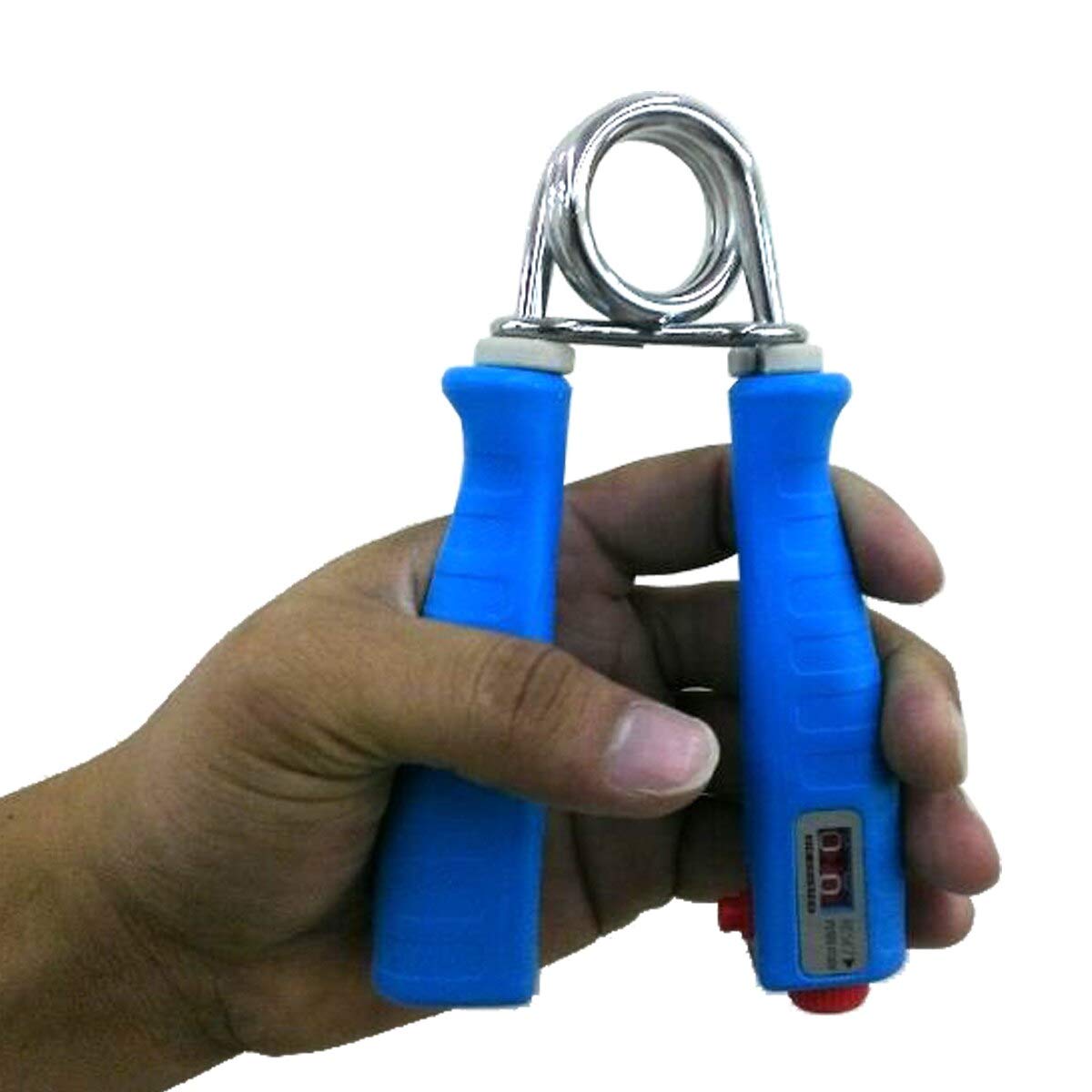 Digital Hand Grip Strengthener with Resettable Counter - Adjustable Resistance for Gym, Physical Therapy & Home Workouts - Improve Grip Strength for Rock Climbing, Tennis & Weightlifting