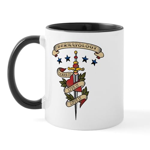 White/Black Inside - Love Dermatology Mug