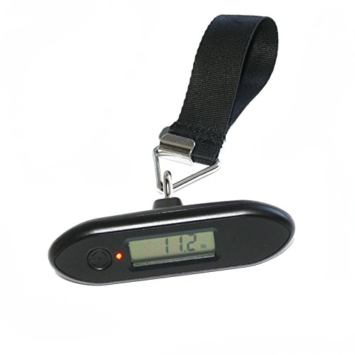 JORESTECH Digital Hanging Luggage Scale - Portable Mini Travel Scale with 55kg/121lb Capacity - Perfect for Airports, Camping & Suitcase Weight Measurement