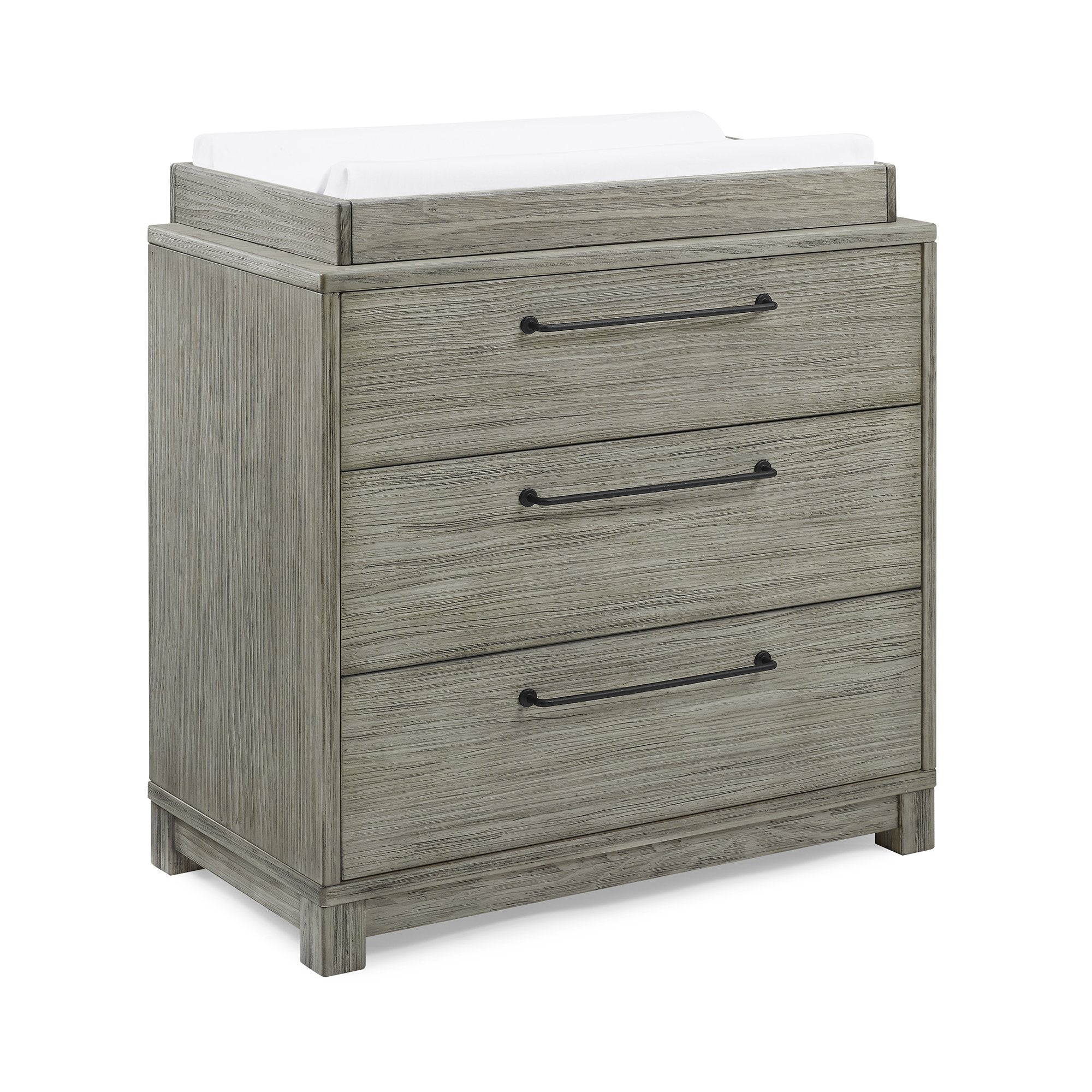 Willow 3 Drawer Dresser with Changing Top - Nursery Baby Changing Table & Storage Organizer for Newborn Essentials - Perfect for Baby Rooms, Daycares & Gift Registries