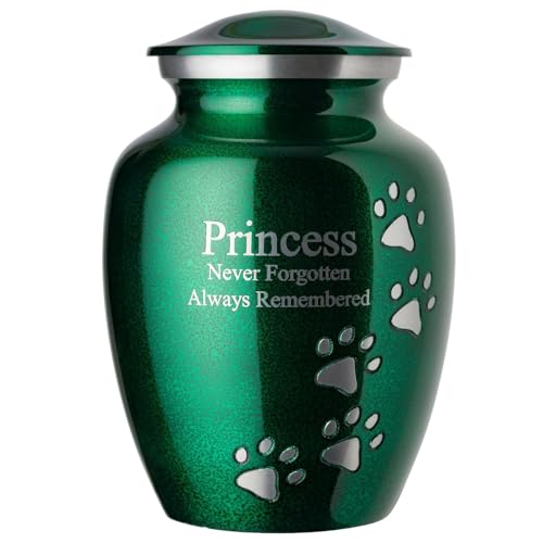 Marine Green, Vertical Pewter Paws