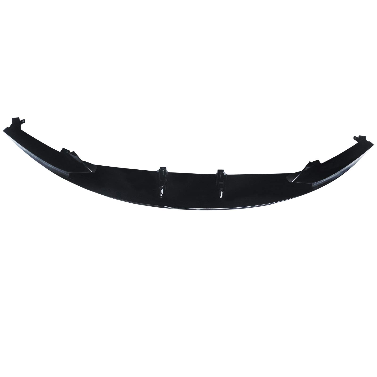 NINTE Front Lip Spoiler for 2014-2021 BMW 2-Series F22 M Sport Bumper - Gloss Black ABS Plastic Double-Deck Splitter - Enhances Aerodynamics & Sporty Look - Perfect for Street Racing & Car Shows