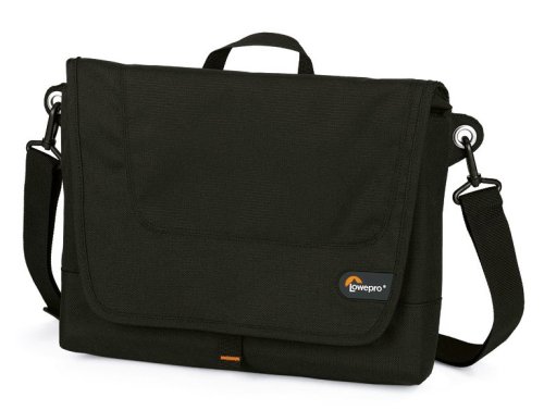 Lowepro Slim Factor S Notebook Sleeve Shoulder Bag for 12-Inch Laptops - Lightweight & Protective Laptop Case (Black) | Perfect for Travel, Work & School Commute