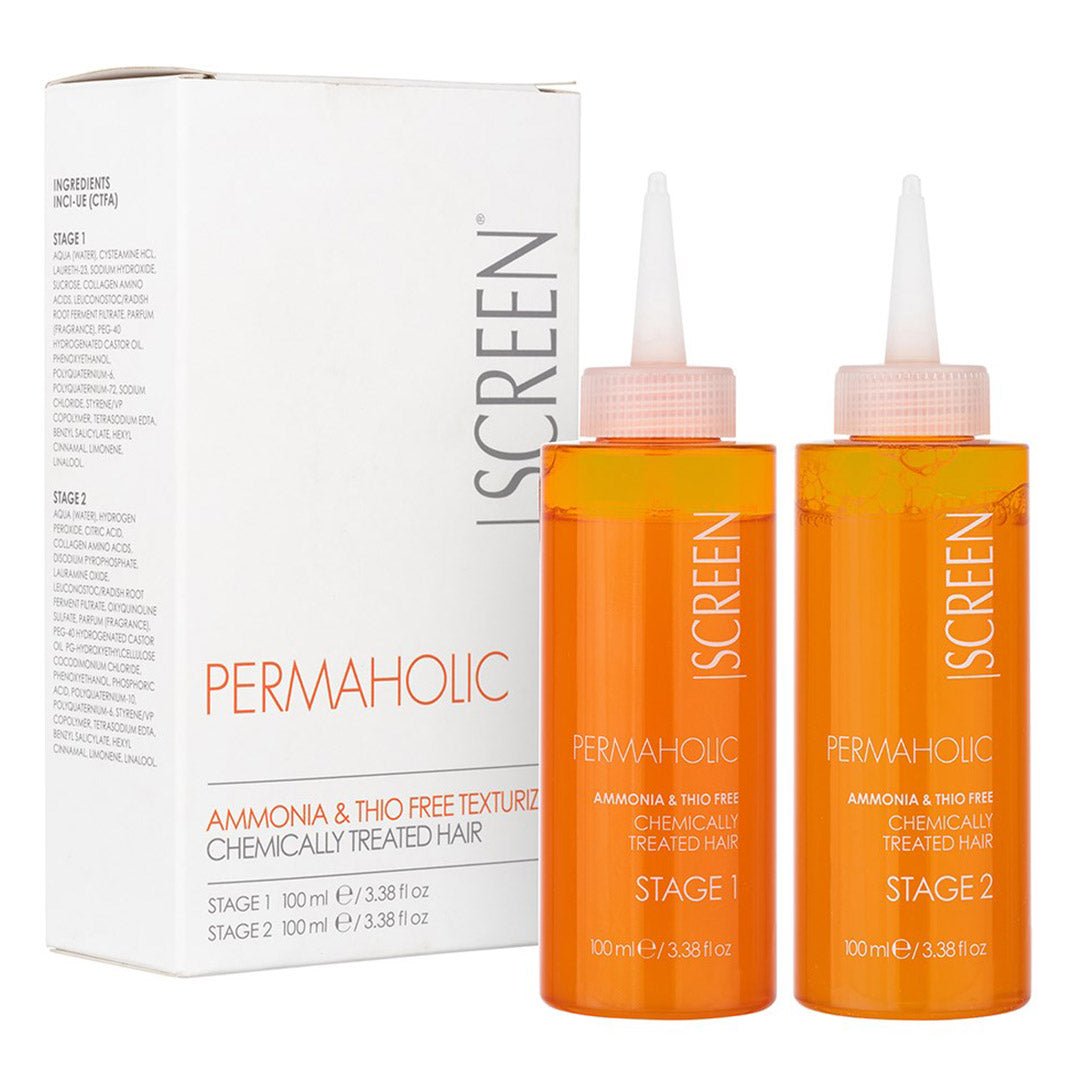 Permanent Hair Perm Solution for Chemically Treated Hair - Salon-Quality At-Home Styling for Curly & Wavy Looks