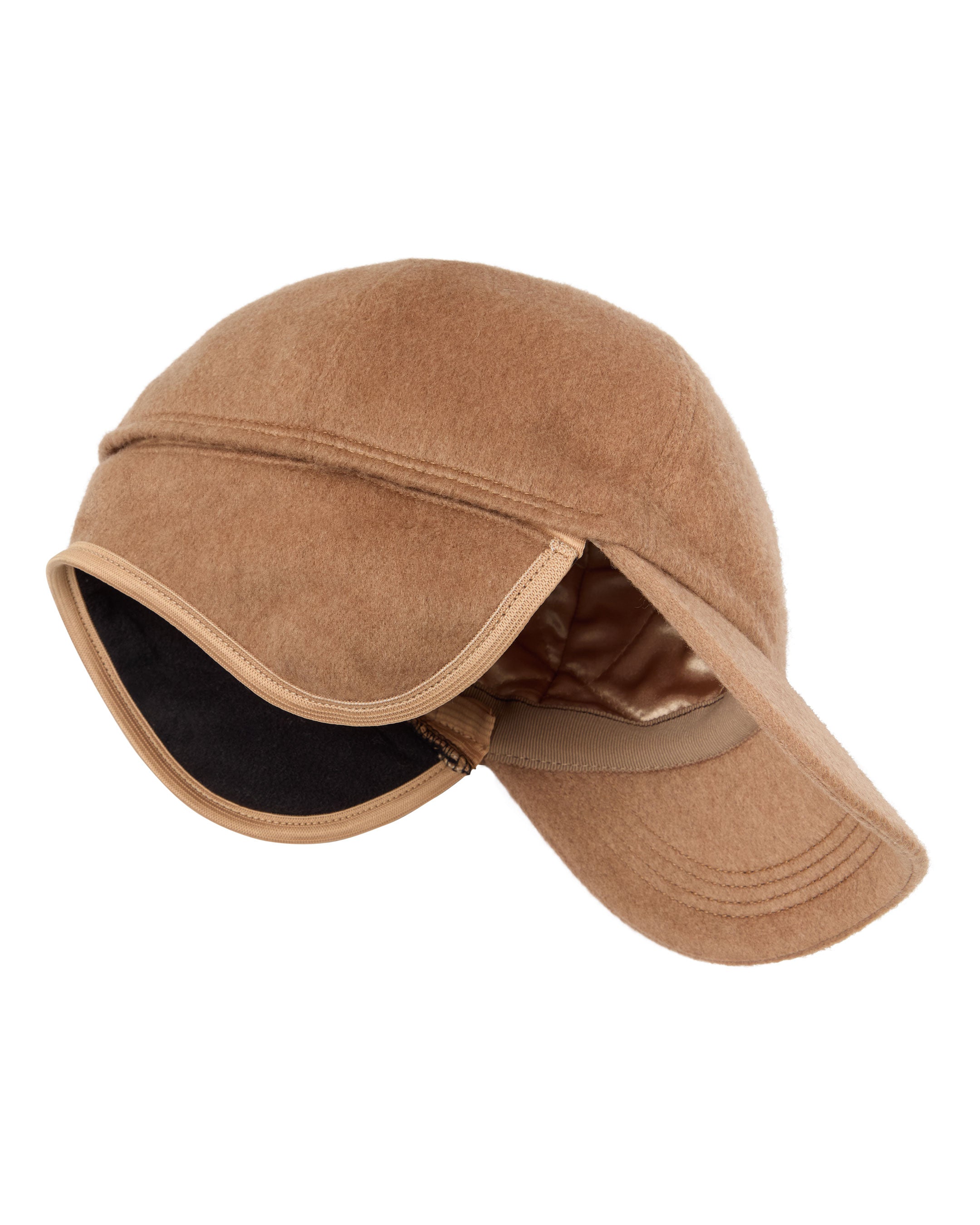 Premium Unisex Cashmere Beanie - Soft & Warm Camel Brown Winter Hat for Men & Women - Perfect for Skiing, Snowboarding & Outdoor Activities