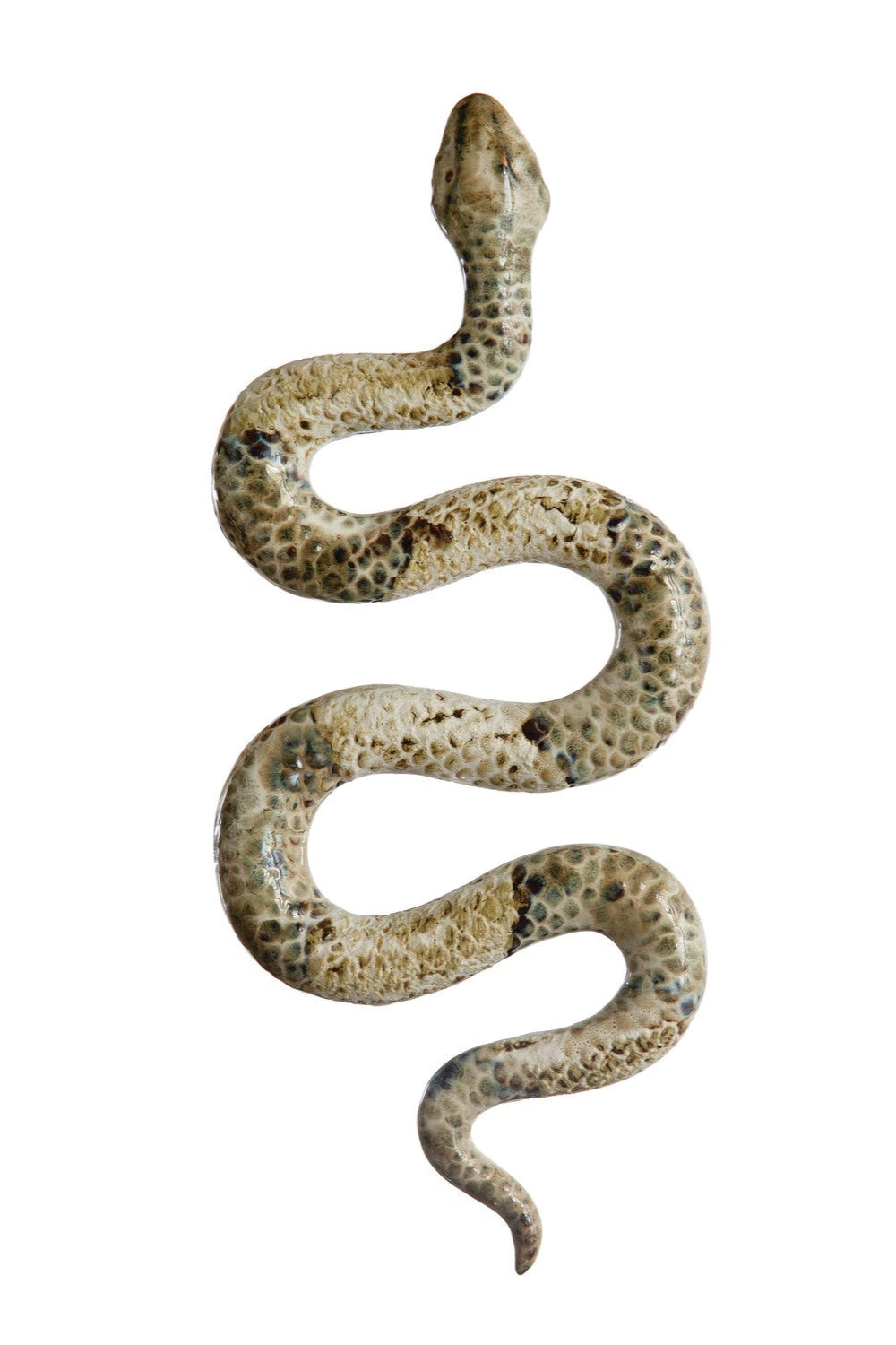 Garden Buddy Stoneware Snake Statue - Handmade Outdoor Decor for Garden, Patio, and Yard - Perfect for Reptile Lovers & Unique Home Decoration