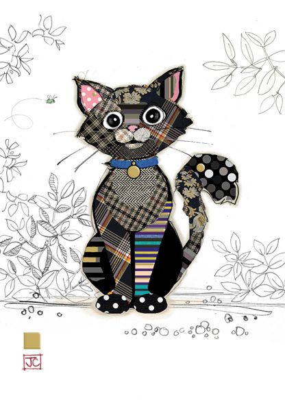 Bug Art Greeting Card - Kooks Kasper Kitten Design | Perfect for Birthdays, Thank You Notes & Special Occasions