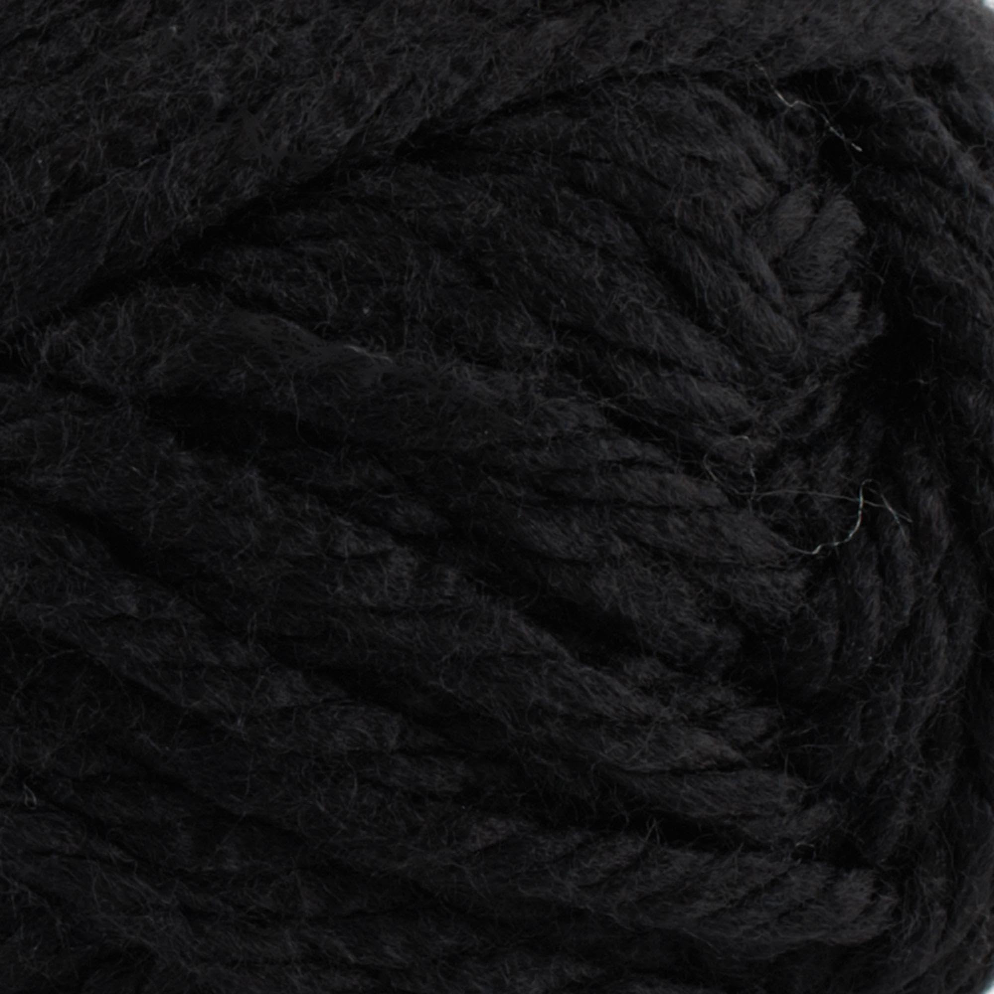 Lion Brand Yarn Hometown Yarn - Super Bulky 6 Weight Yarn for Knitting, Crocheting & Crafting - 3 Pack Oakland Black - Perfect for Blankets, Scarves & Winter Accessories