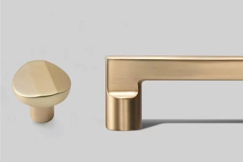 Gold Zinc Alloy Cabinet Drawer Handles - 2 Pack 192mm Hole Center Pulls for Kitchen Cabinets, Cupboards & Furniture - Elegant Hardware Upgrade for Home & Office Storage