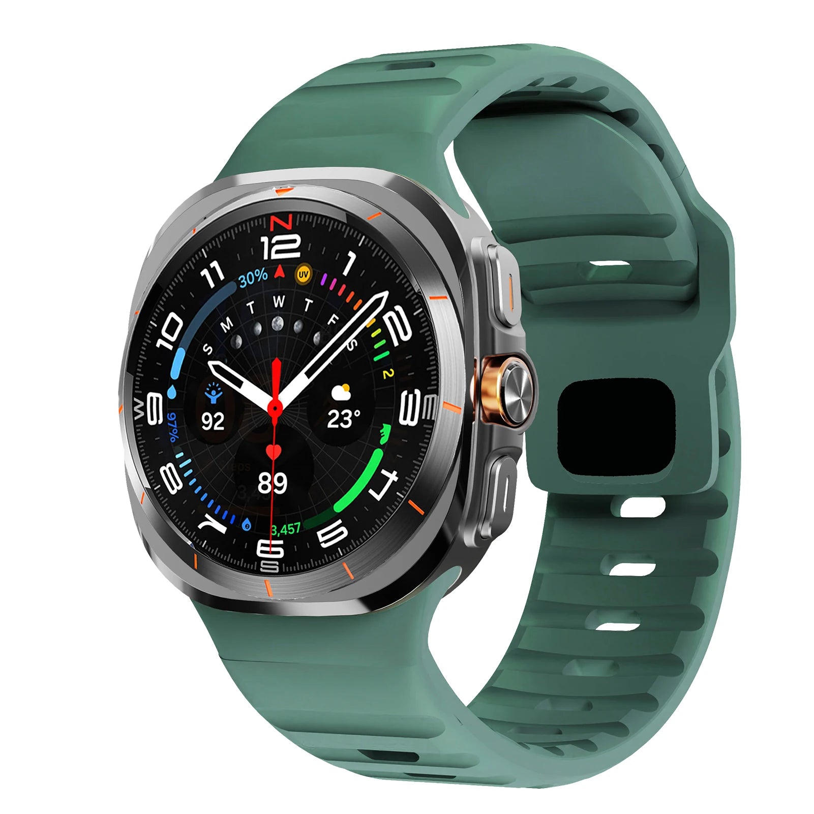 Durable Silicone Bands for Samsung Galaxy Watch Ultra - Comfortable & Stylish Replacement Straps for Workouts, Running & Outdoor Activities