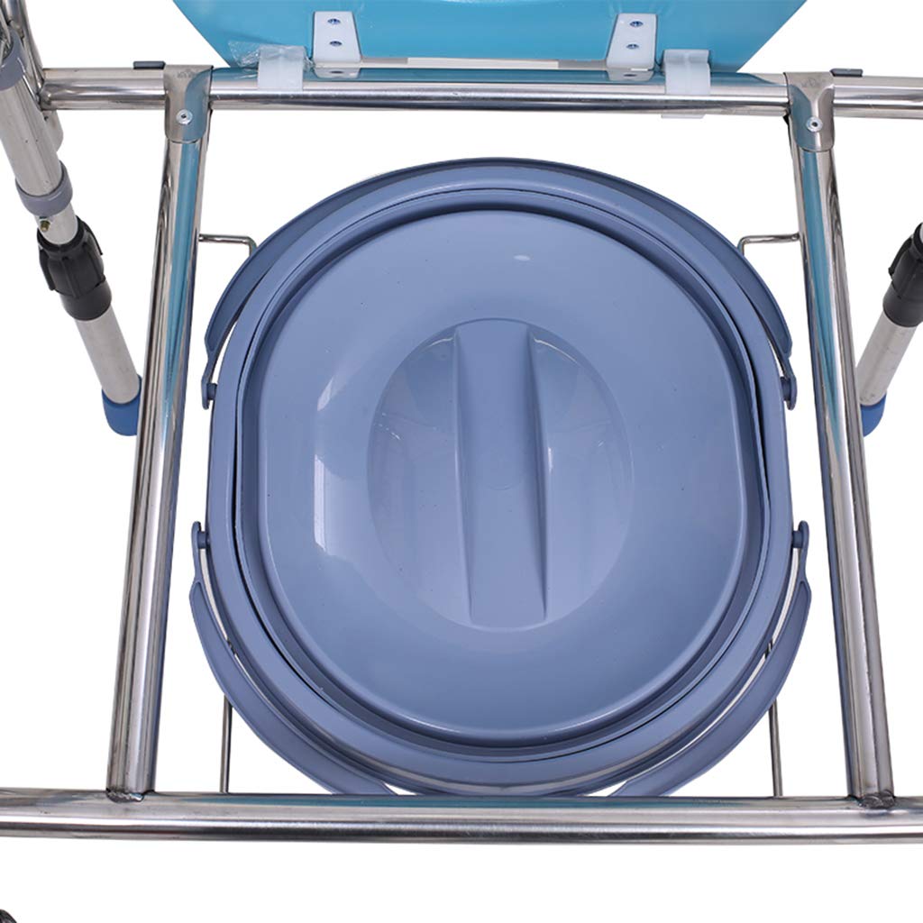 Extra Wide 3-in-1 Bariatric Toilet Chair - Lightweight Commode Seat with Safety Steel Frame, Shower Bench & Bathroom Support for Elderly & Disabled - Ideal for Home Care, Mobility Assistance & Safe Bathroom Use