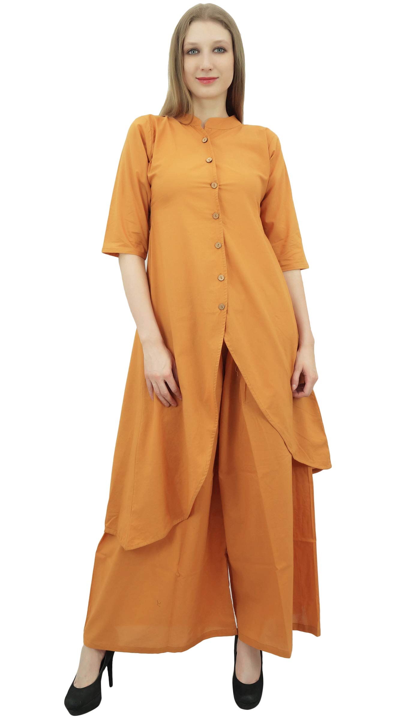 Stylish Asymmetrical Indian Kurta Kurti with Palazzo Pant Set | Women's Ethnic Wear for Festivals, Weddings & Casual Outfits